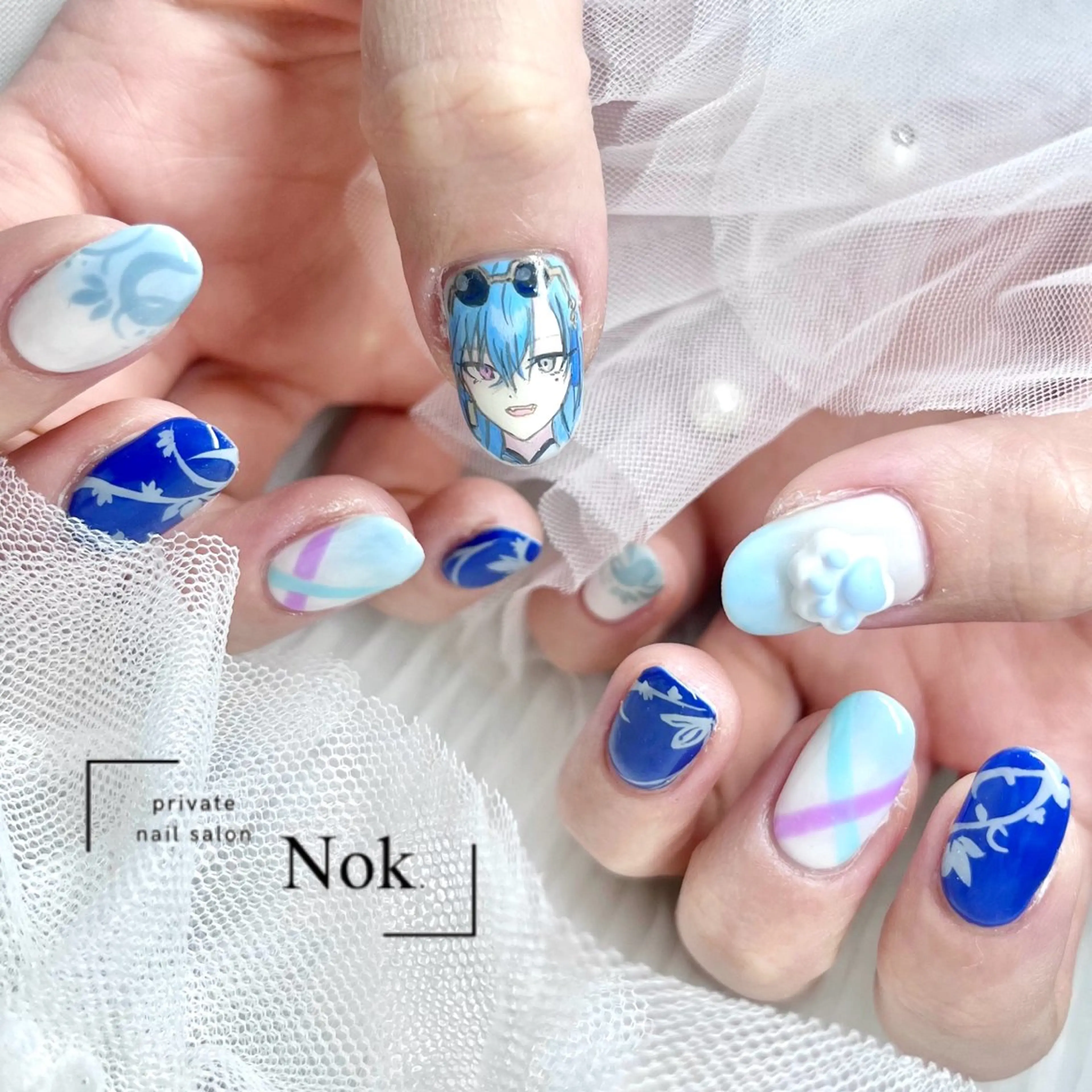 ネイル ハンドネイル 池袋痛ネイル Nok. 渡辺のネイルデザイン