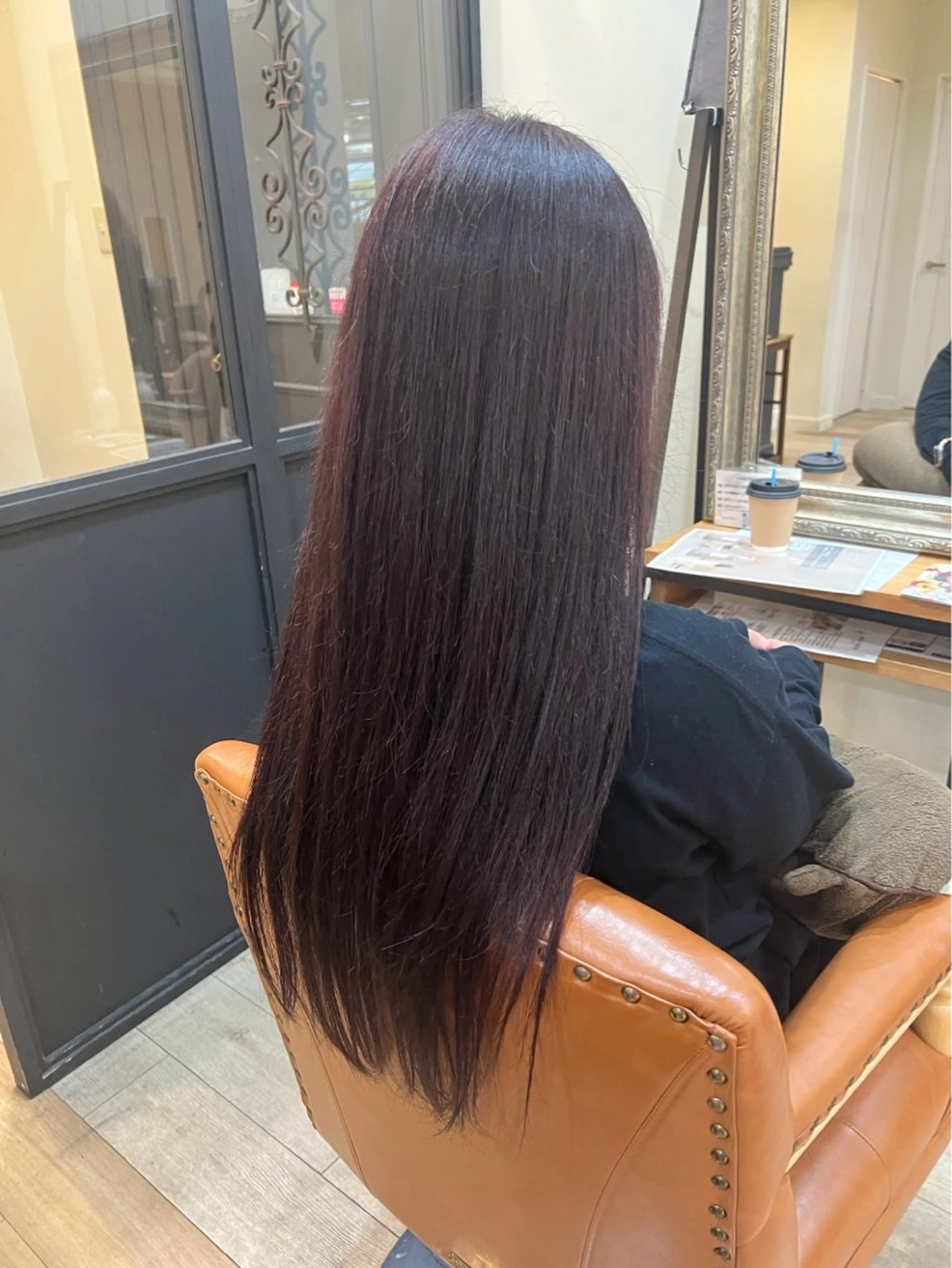 ロング カラー 松尾 遥花のヘアスタイル