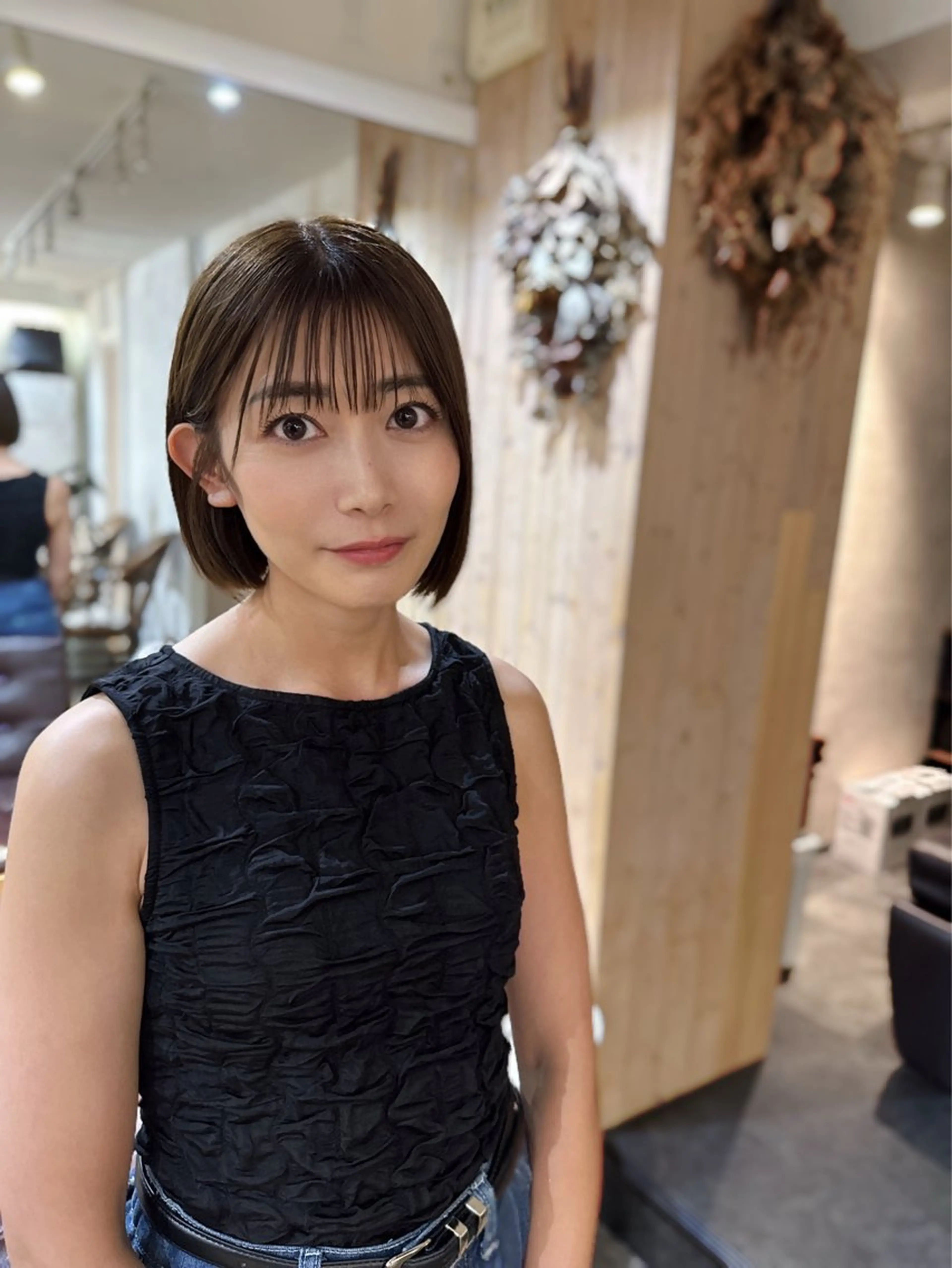 ショート カラー カット ヘアカラー 縮毛矯正➕髪質改善➕ レイヤーカット　田畑のヘアスタイル