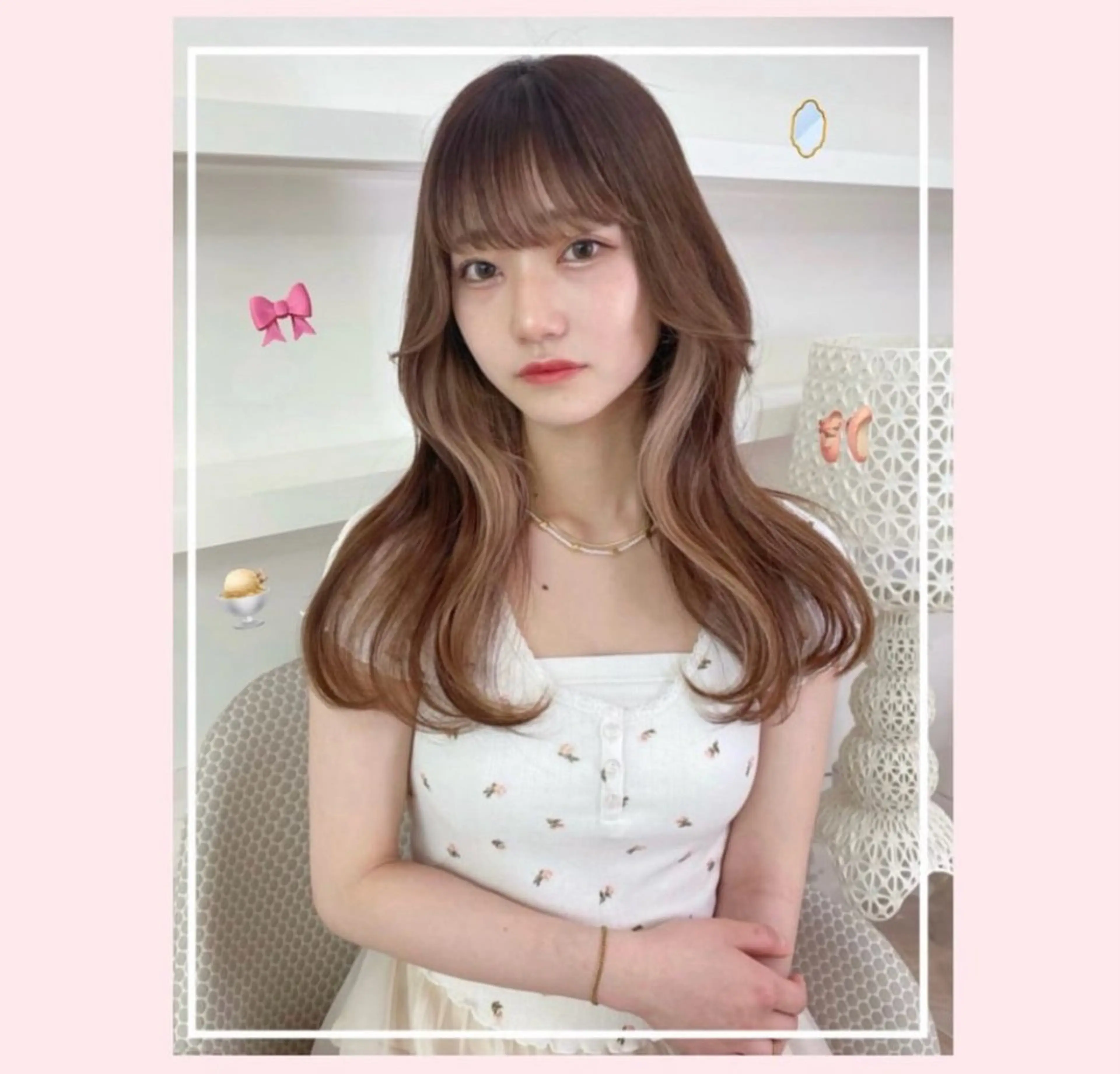 ロング カラー ヘアカラー ParveMix♡ 加藤理沙のヘアスタイル