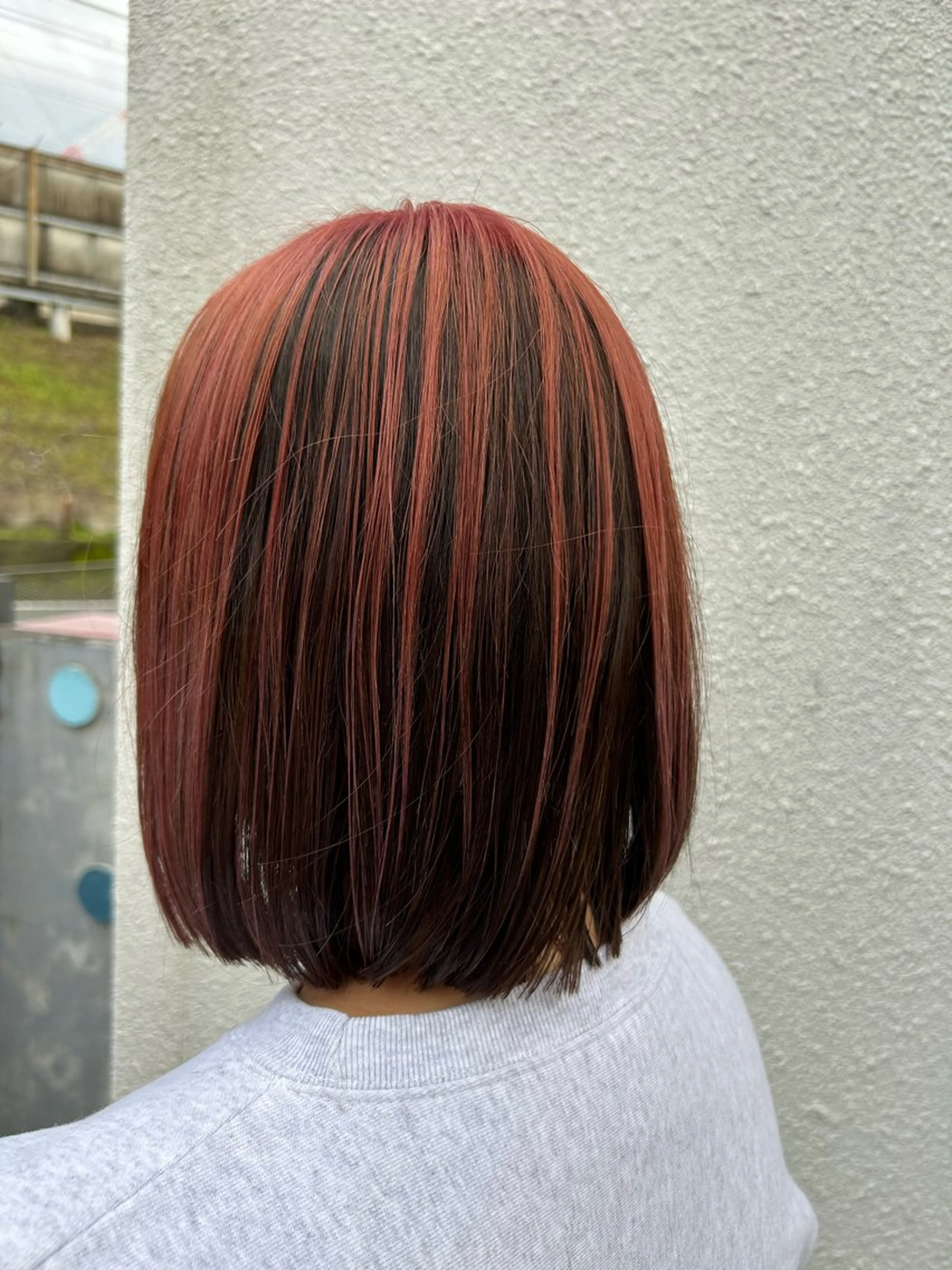 ミディアム ピンクラベンダー 谷 未来美のヘアスタイル