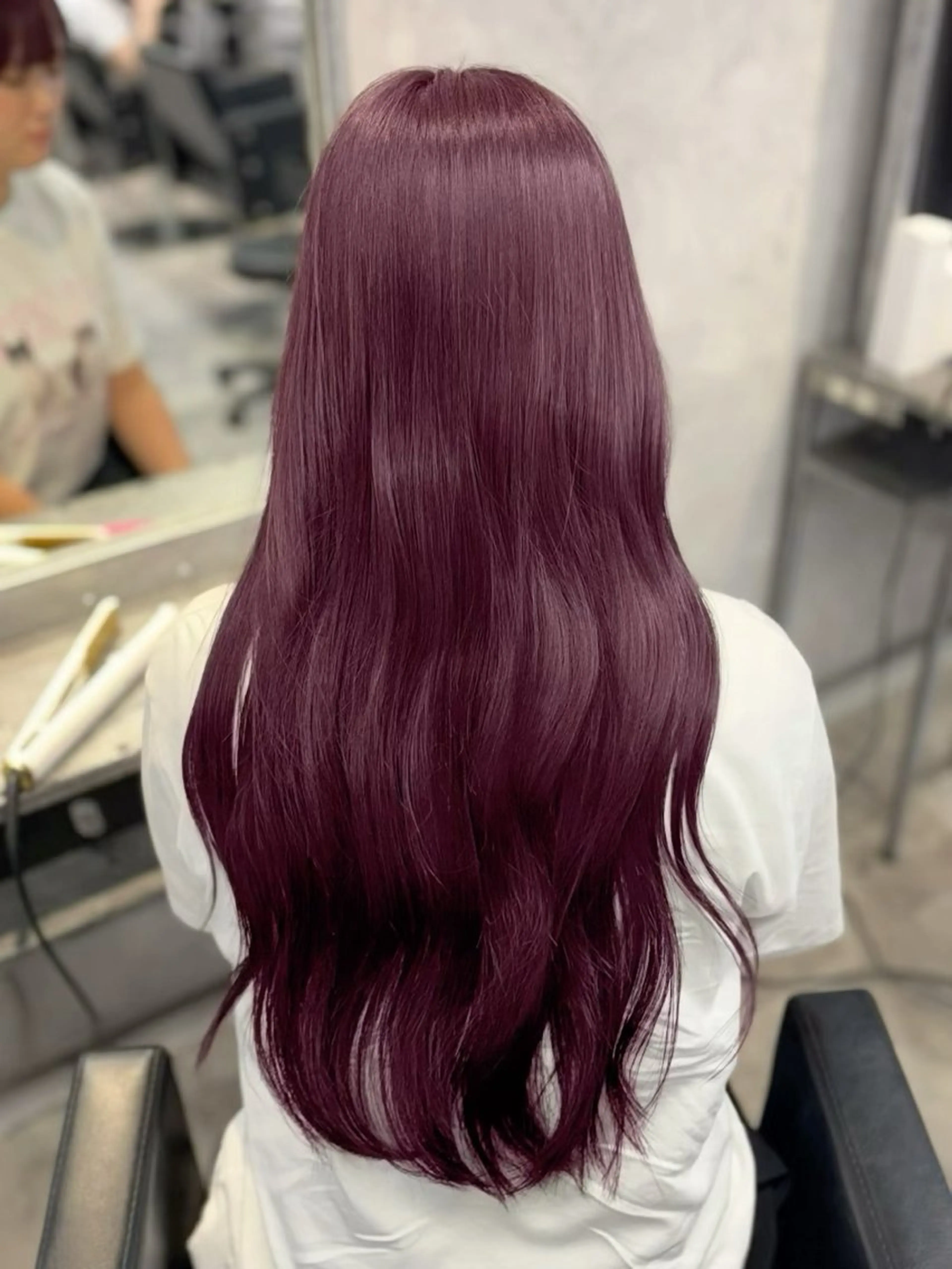 ロング ヘアカラー GiseL 梅田【ジゼル】所属・透明感カラー × ハイトーン さきのヘアスタイル