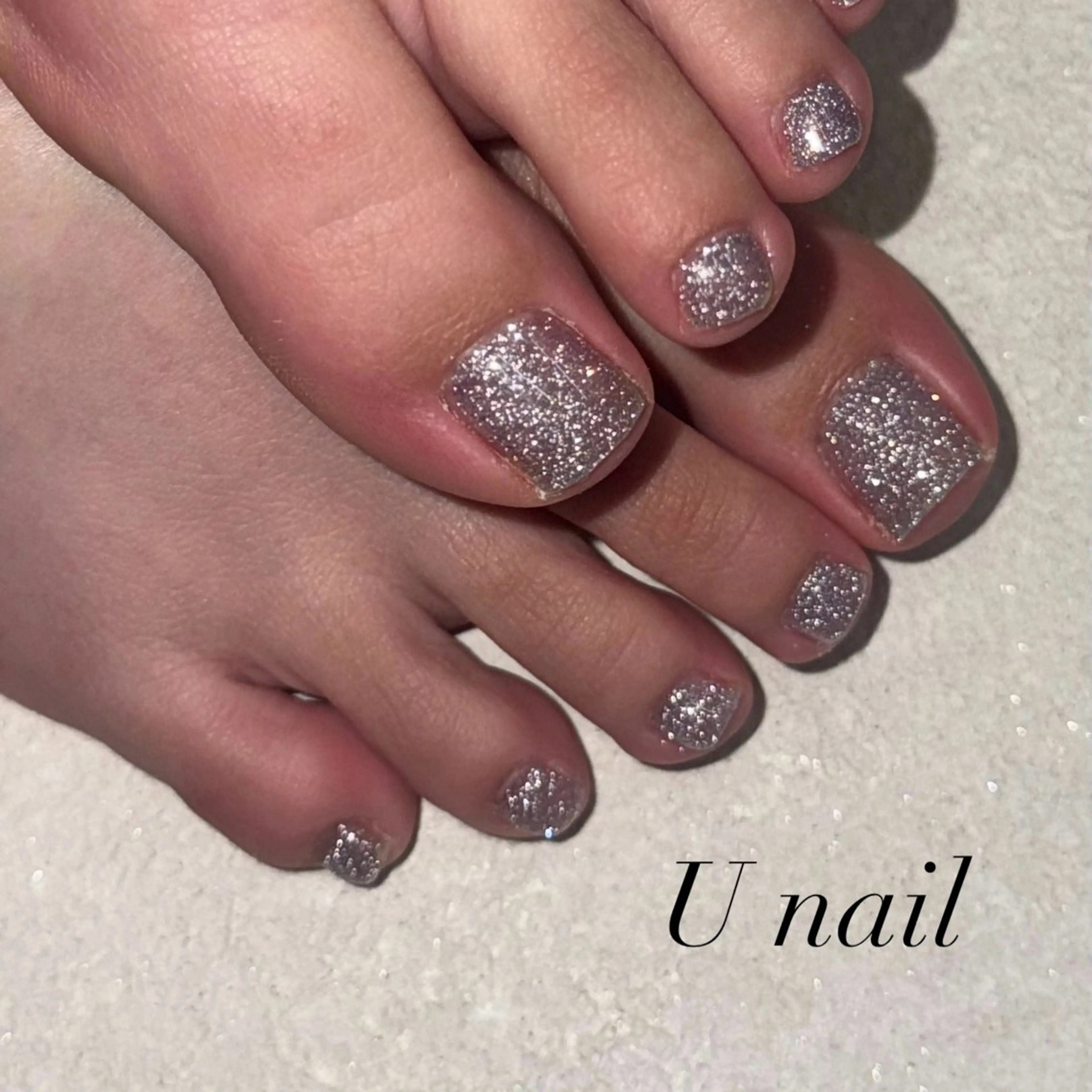 ネイル フラッシュネイル ジェルネイル フットネイル U nail所属・U nailのネイルデザイン