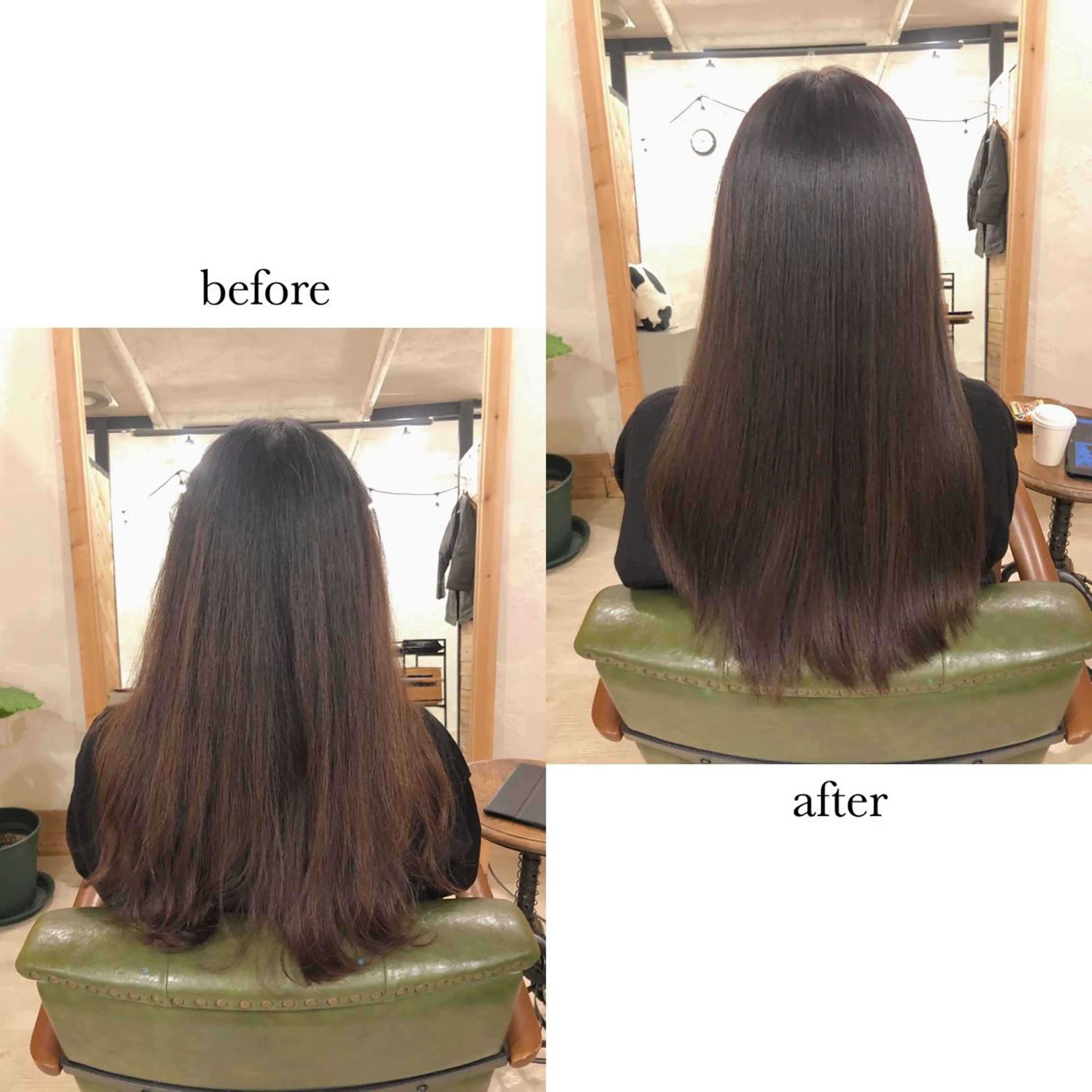ロング 髪質改善 縮毛矯正 カット 縮毛矯正 川間 将彦のヘアスタイル