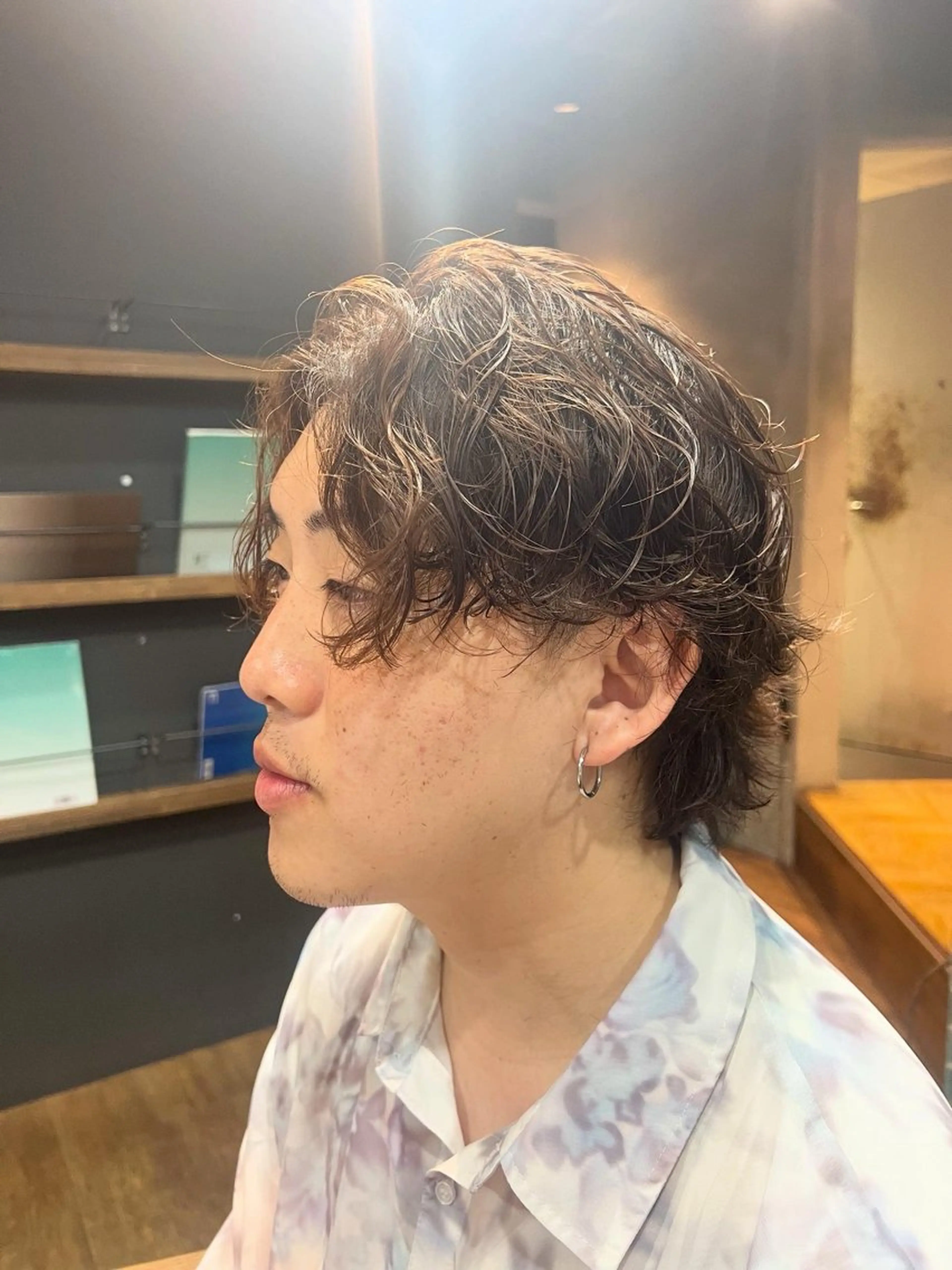 メンズ カット パーマ Lafith hair coco 博多店所属・脇山 真生のヘアスタイル