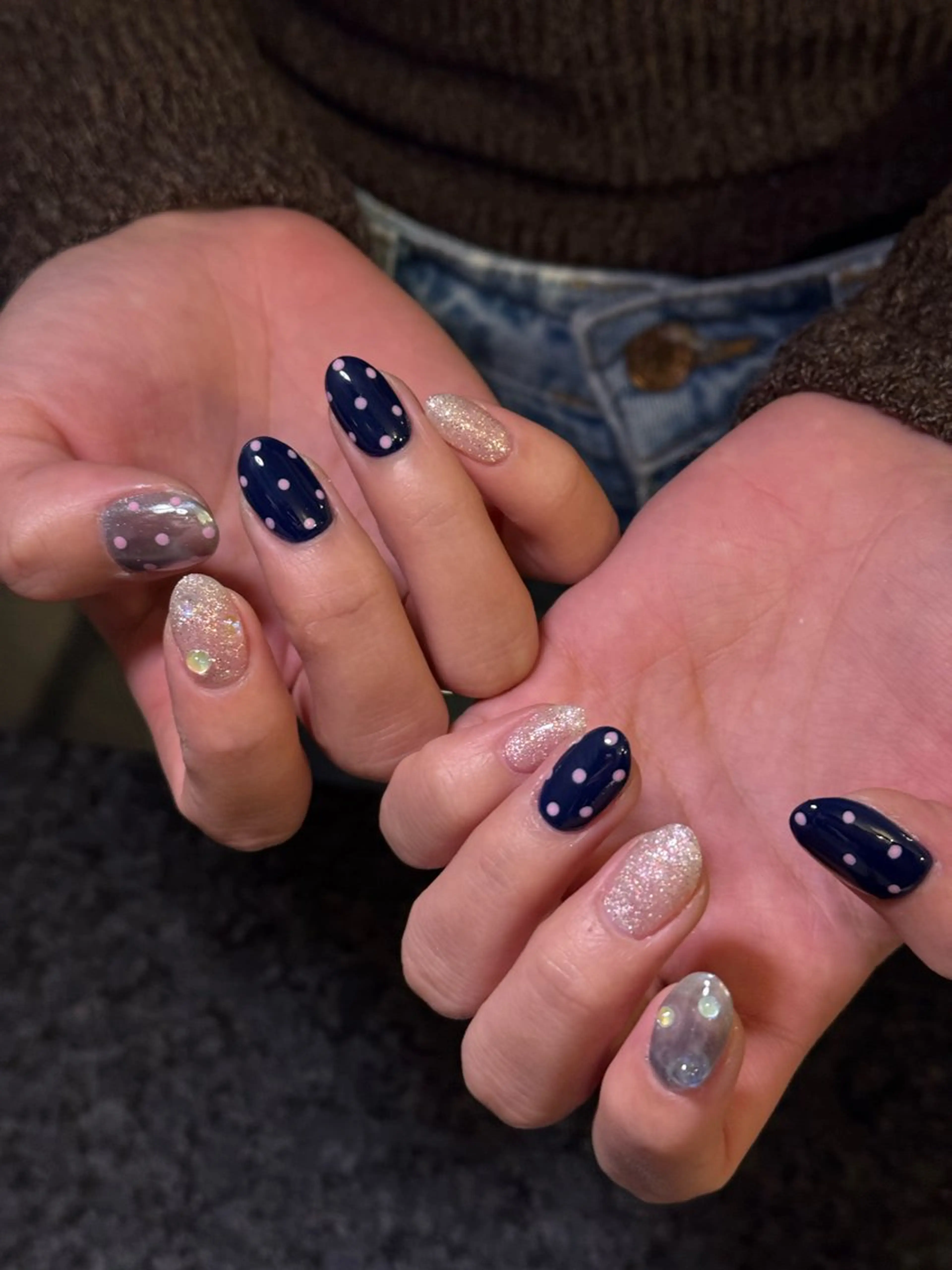 ネイル ハンドネイル nail salon supe_所属・supe_ 八幡🐺*❅·̩͙のネイルデザイン