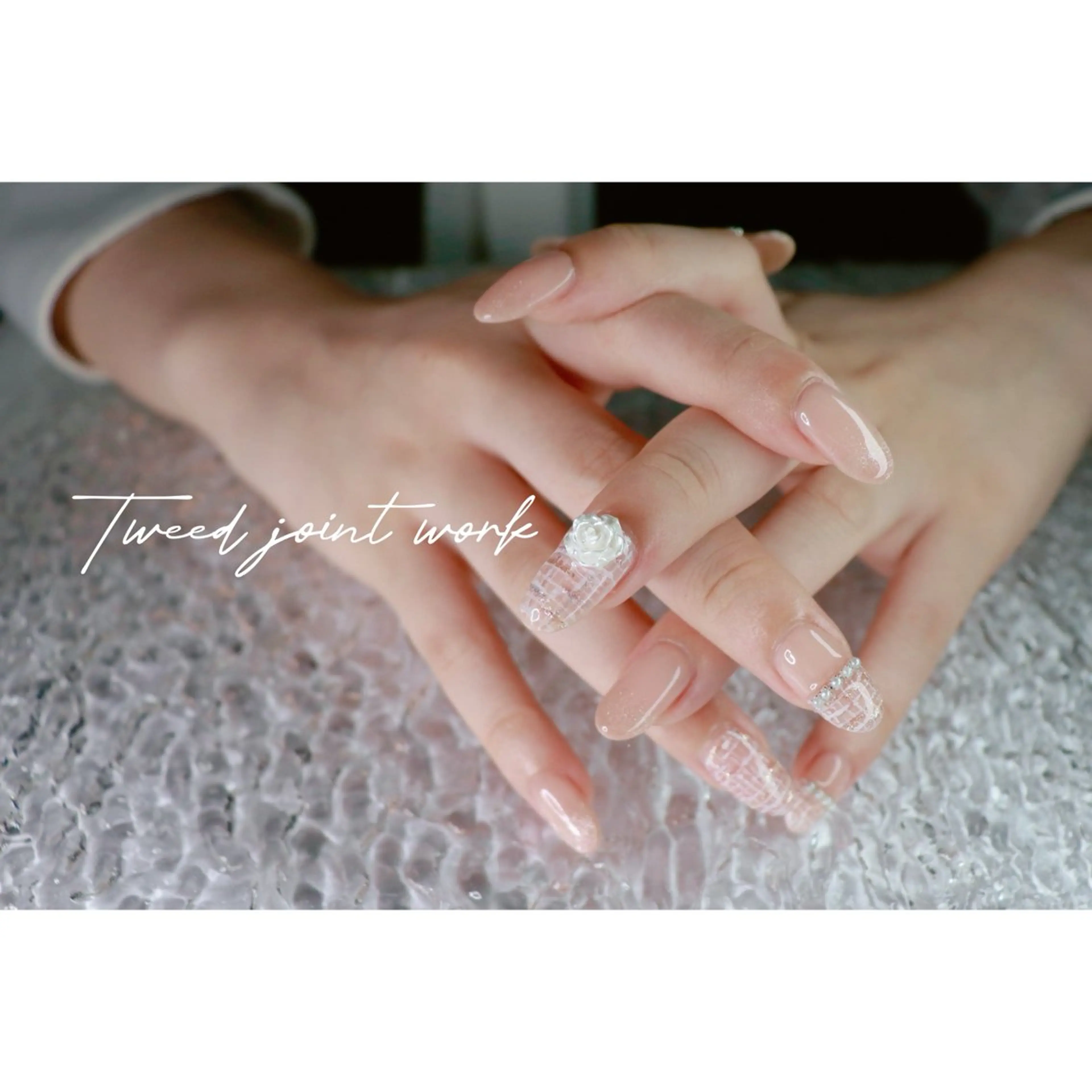 ネイル ツイードネイル ハンドネイル ハンドケア mapple nailのネイルデザイン