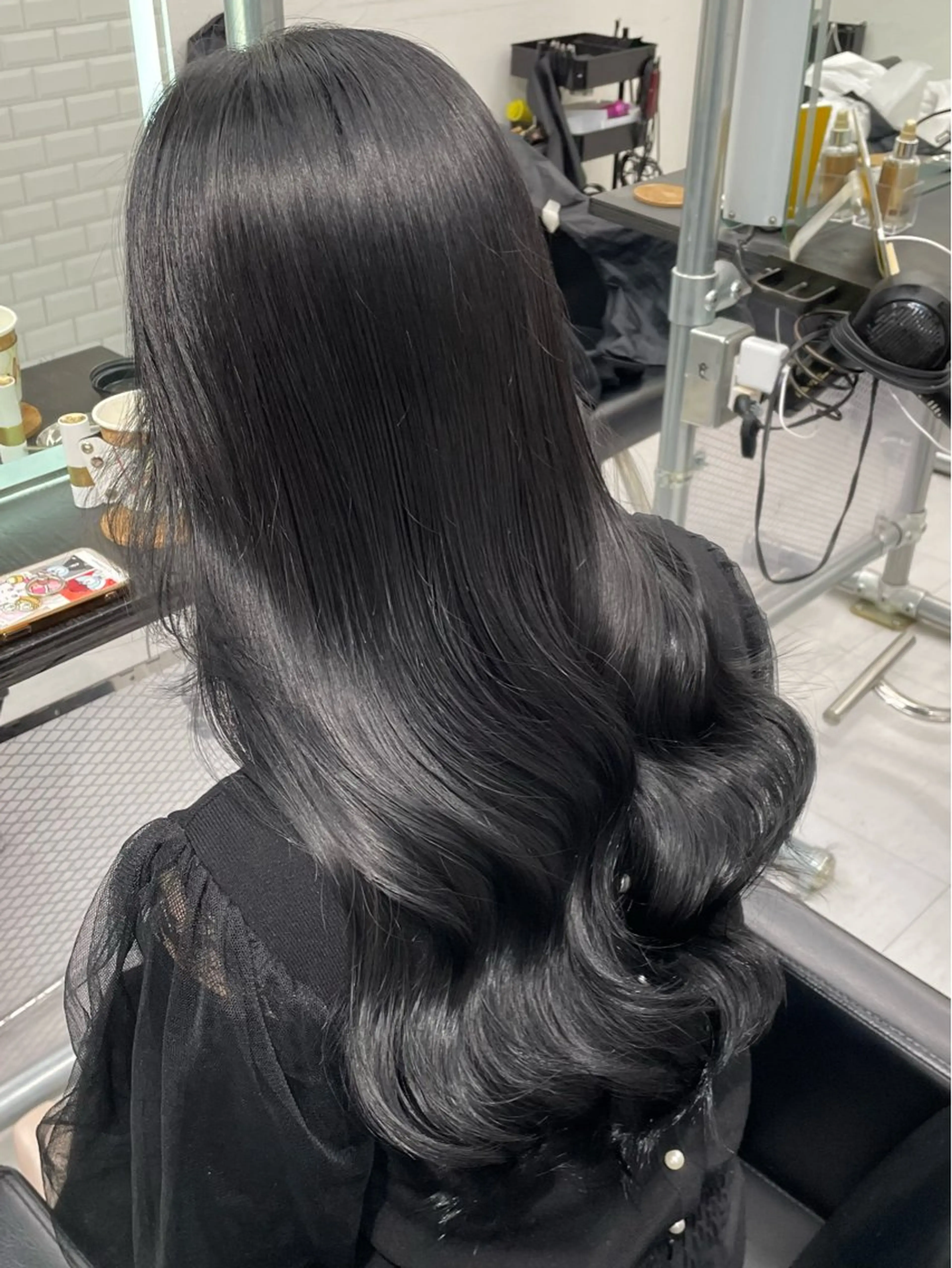 ロング ヘアカラー 吉田 璃玖のヘアスタイル