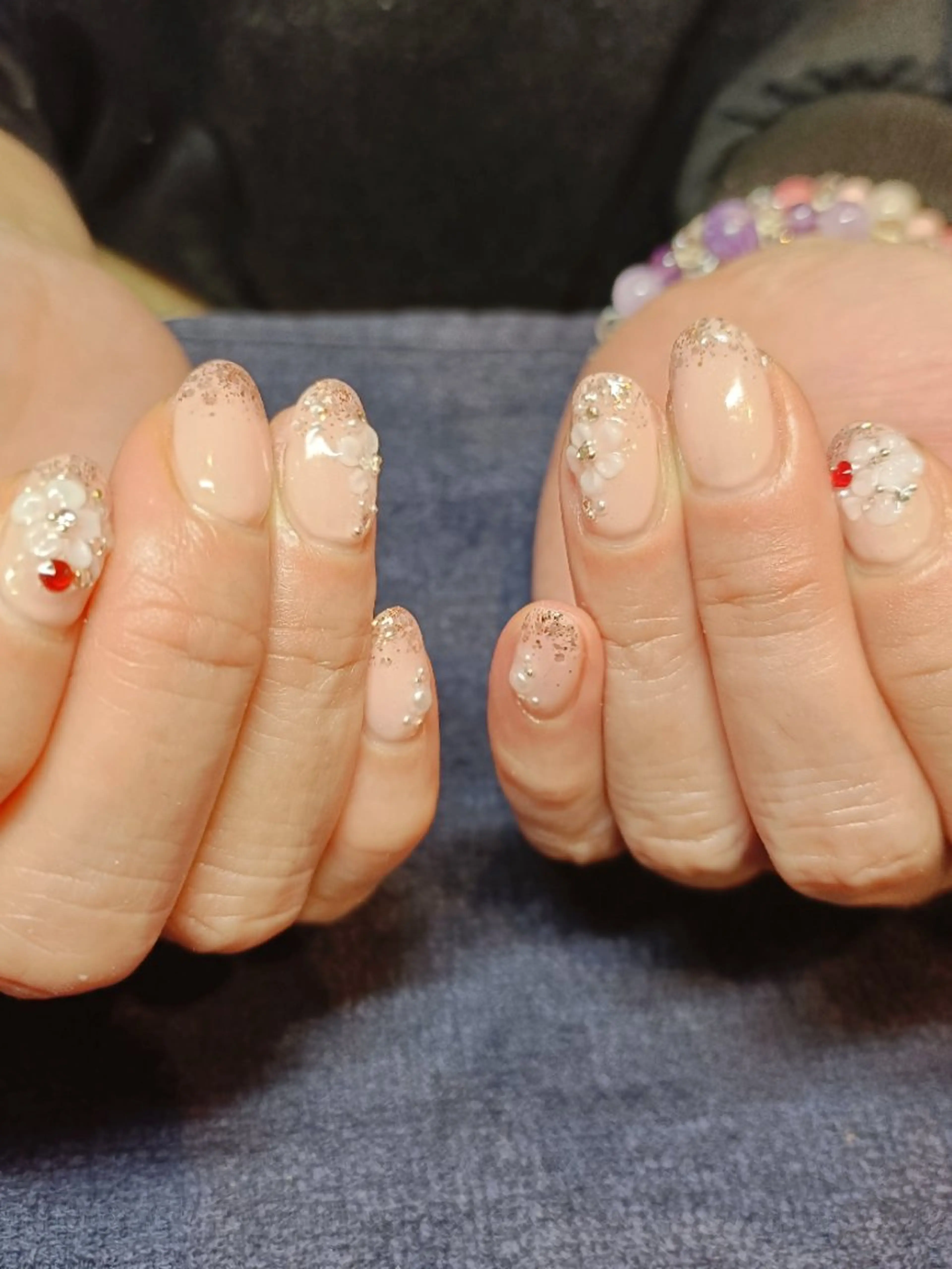 ネイル ハンドネイル ハンドケア 深爪矯正/爪育成ケア manie nailのネイルデザイン