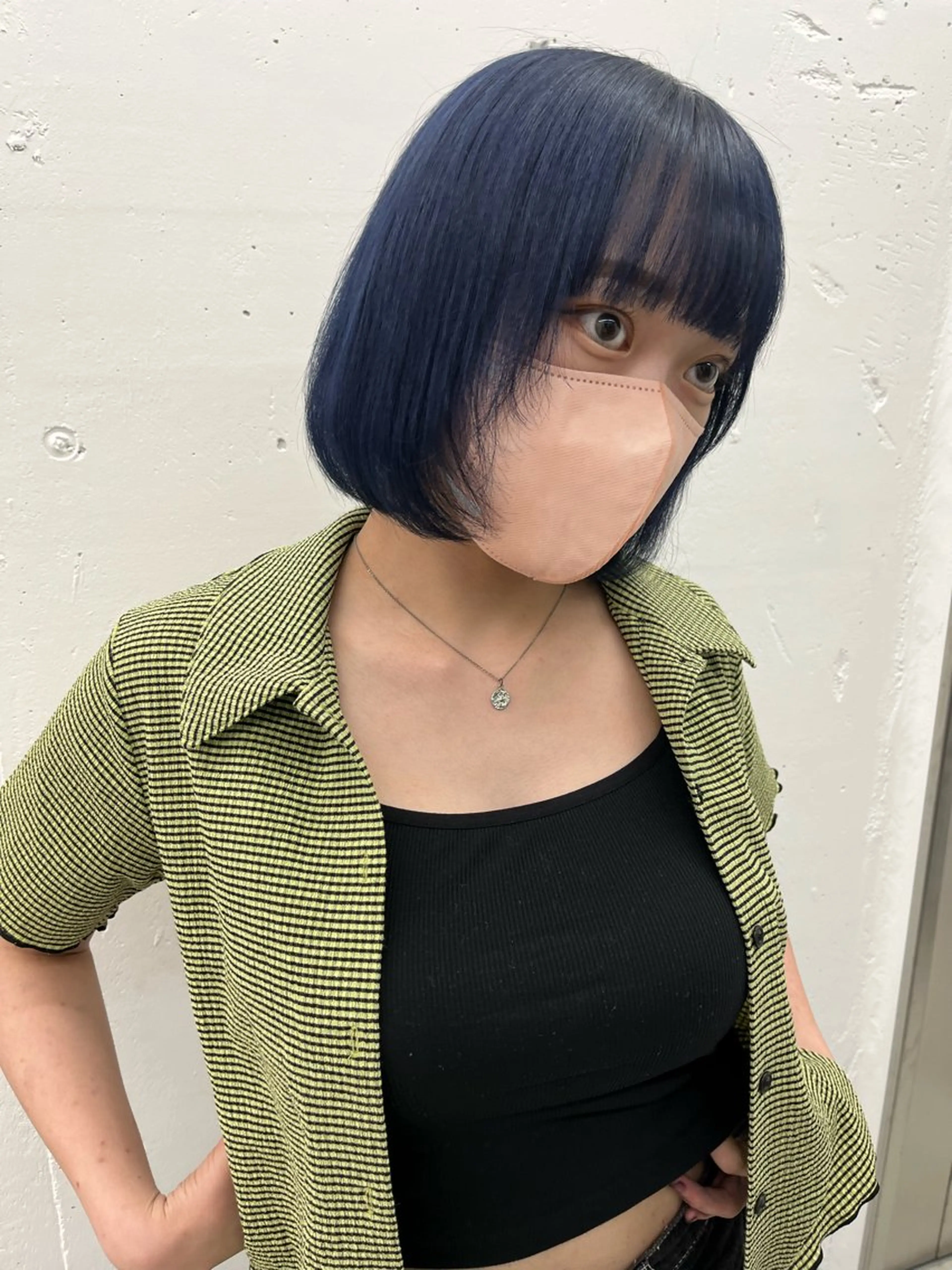 ミディアム カラー ネイビーカラー ヘアカラー 🫧‪Ameri🫧 JILLSTUDIOのヘアスタイル