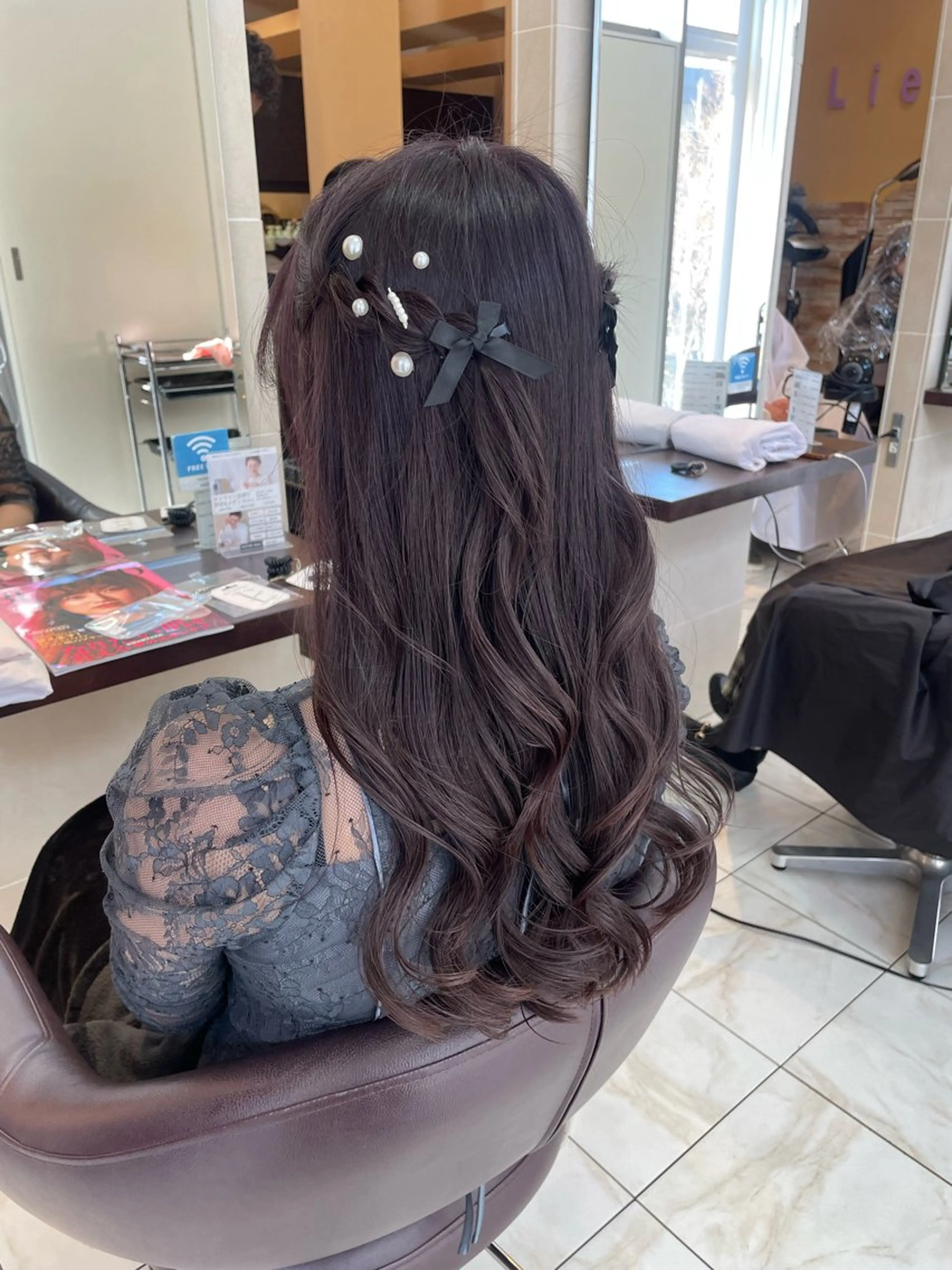 ロング ヘアアレンジ ヘアセット 垢抜け透明感カラー 🌻篠崎梓🌻のヘアスタイル