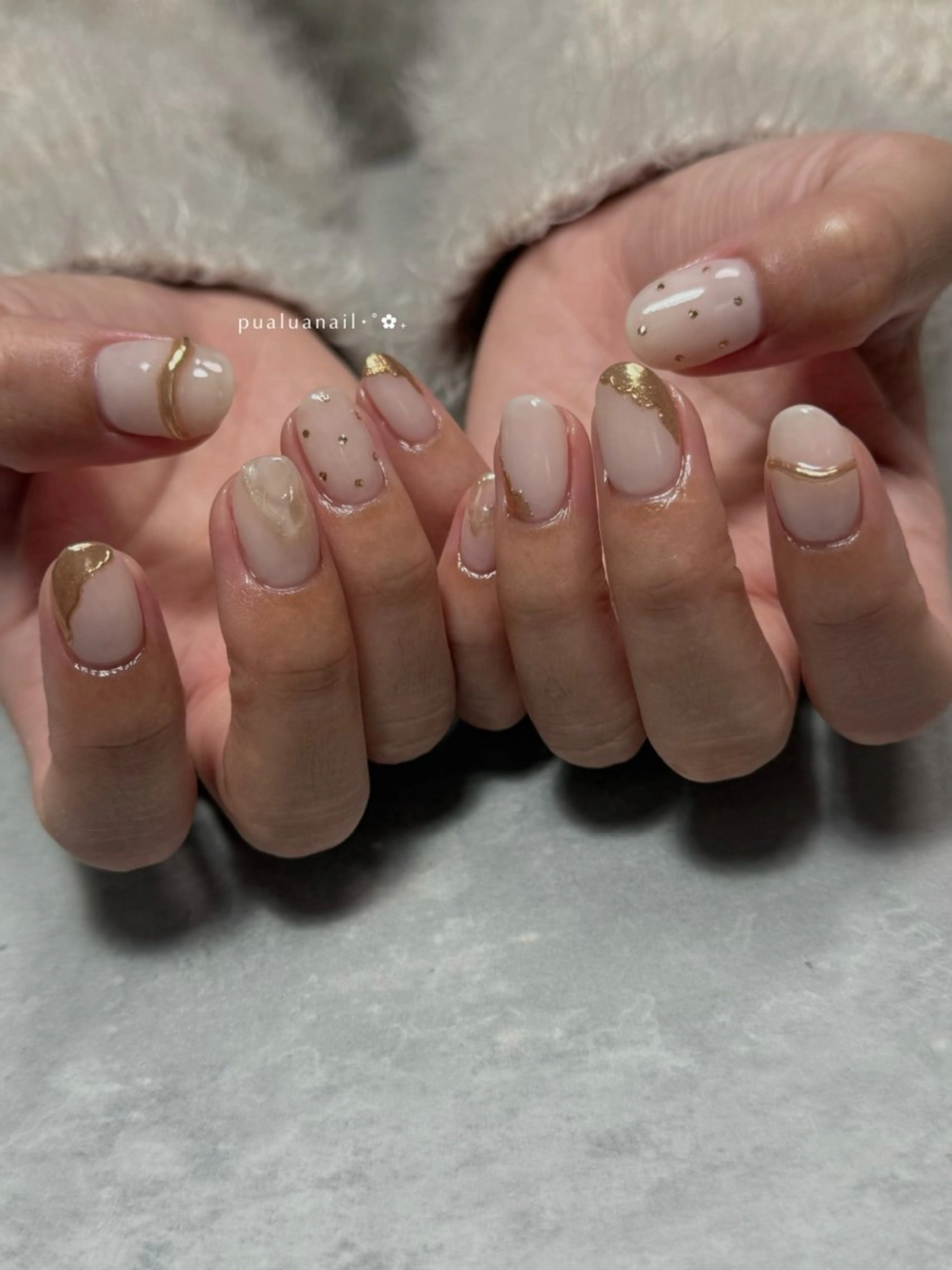 ネイル ハンドネイル pualua miharuのネイルデザイン