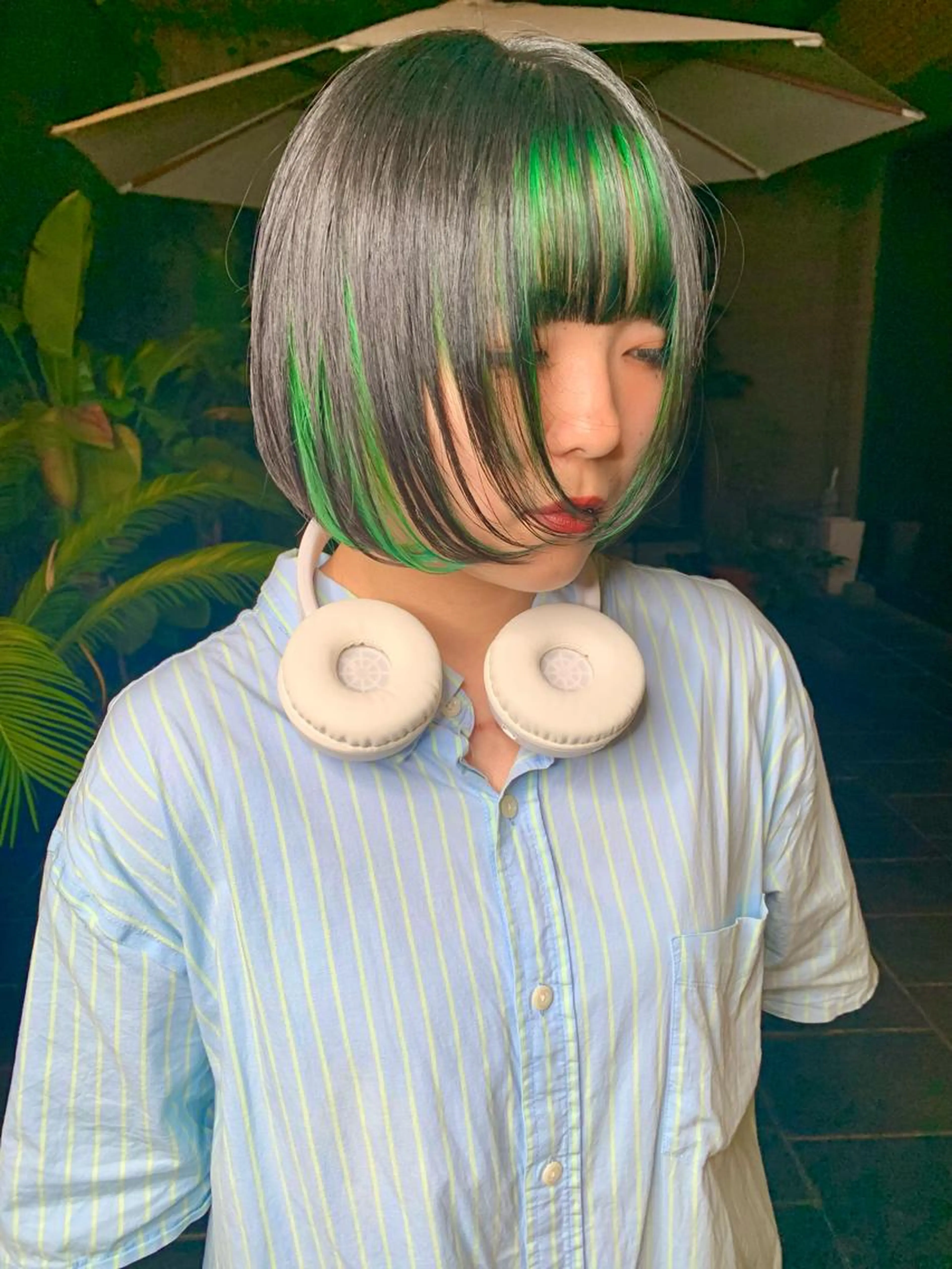 🥰ボブカット🥰&ダブルカラー(ケアブリーチ)& うる艶4stepトリートメントの写真