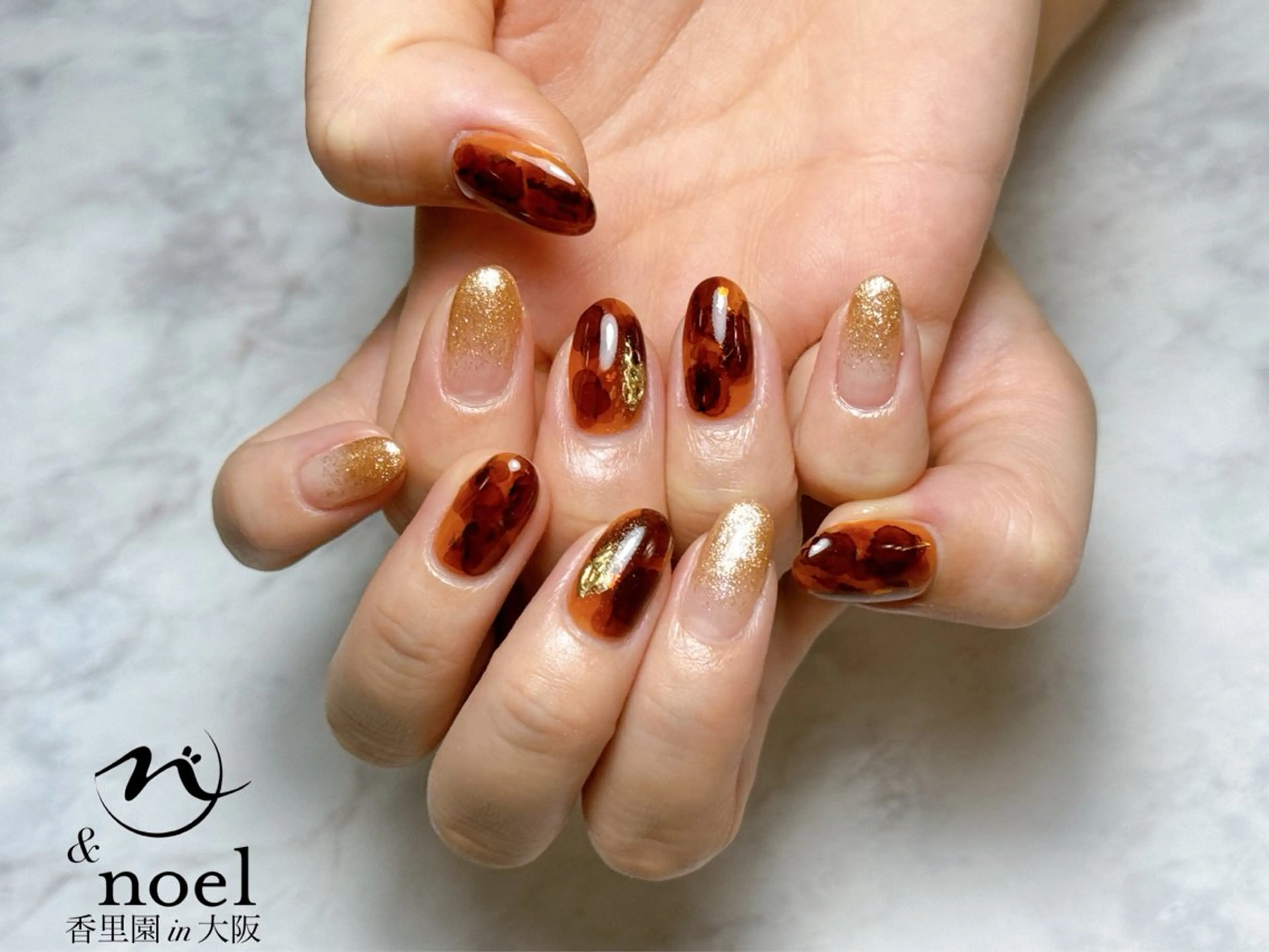 ネイル べっ甲ネイル Nailsalon Noël所属・Nailsalon ＆Noelのネイルデザイン