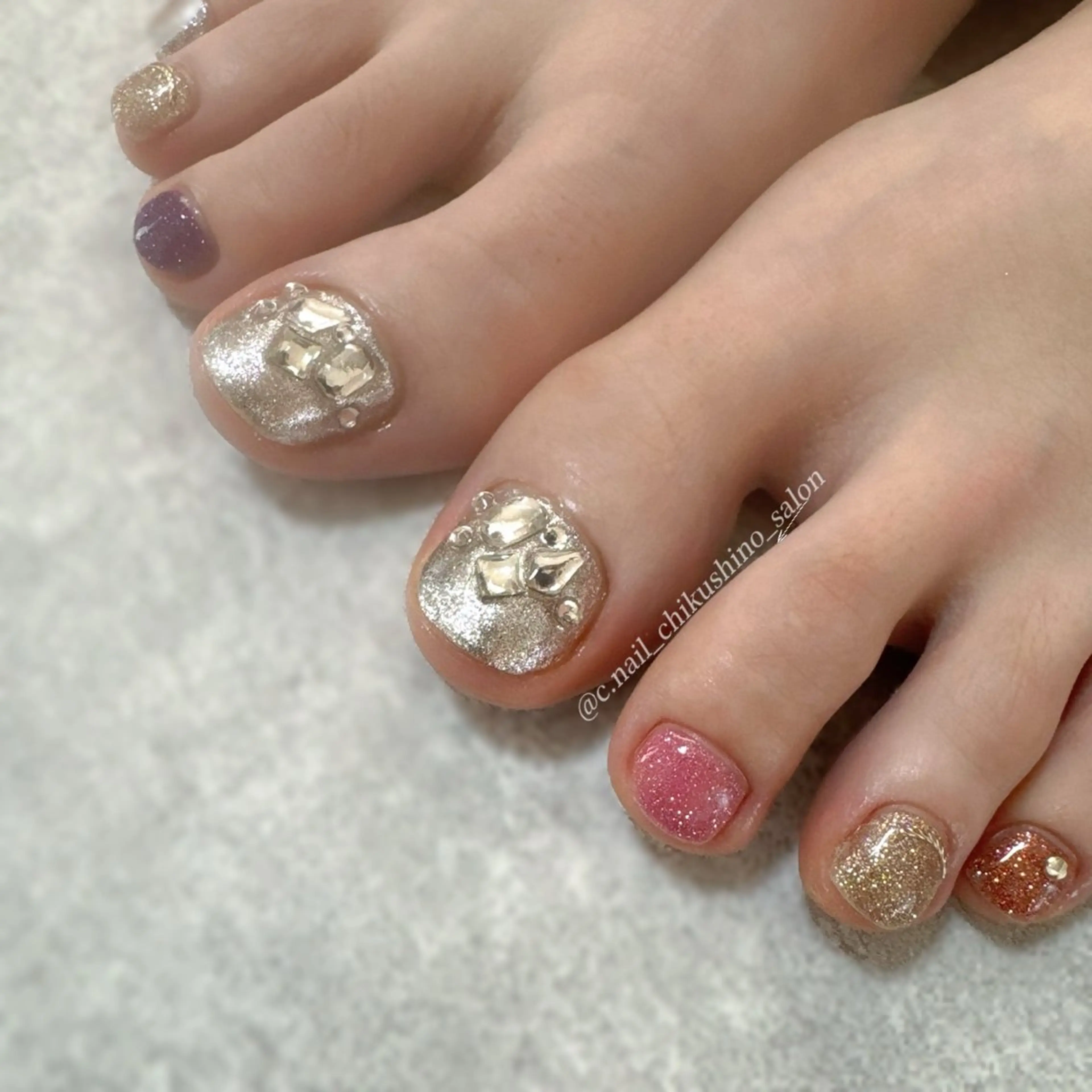 ネイル フットネイル C.Nail &EYE筑紫駅のネイルデザイン