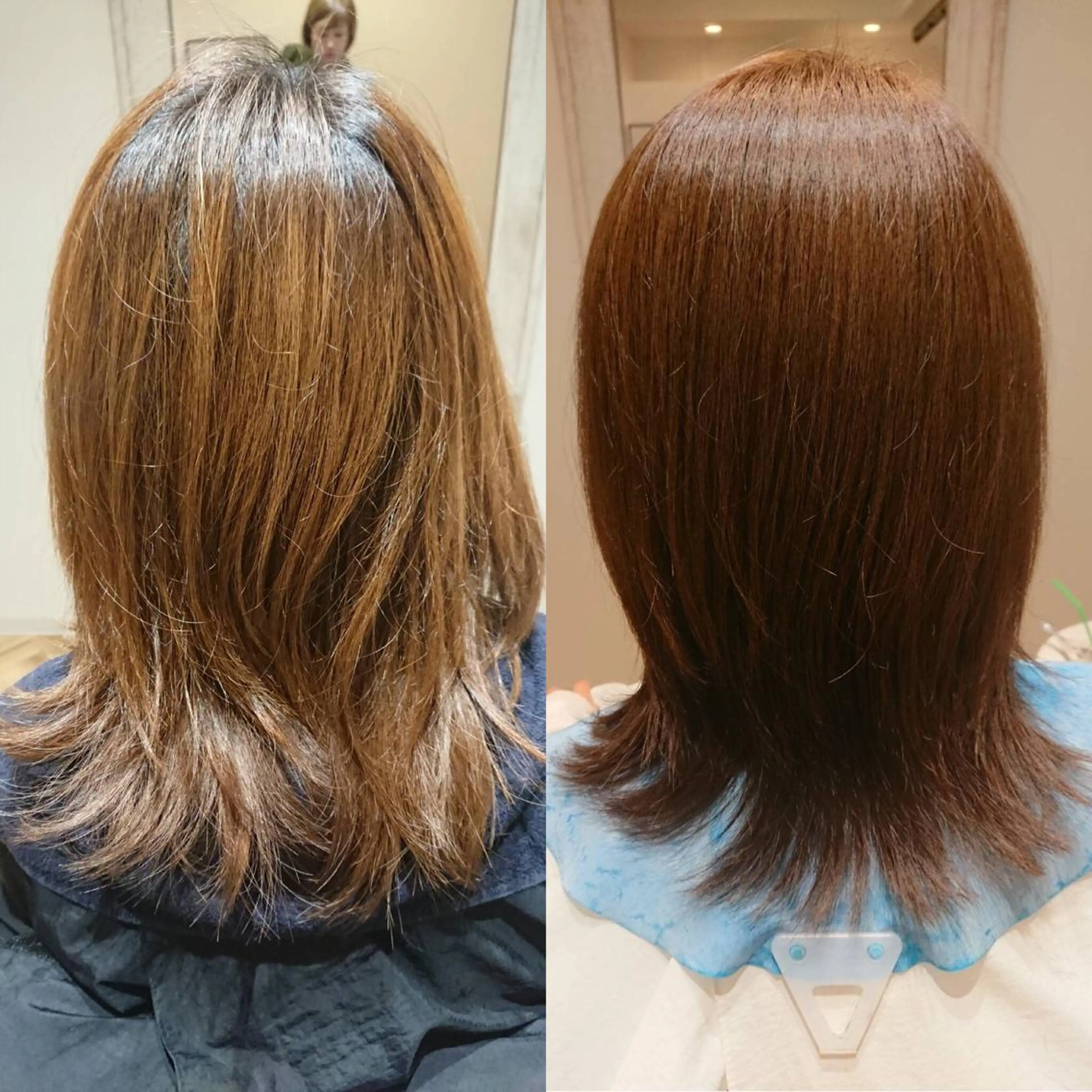 ミディアム 40代からの髪悩み 専門美髪アドバイザーのヘアスタイル