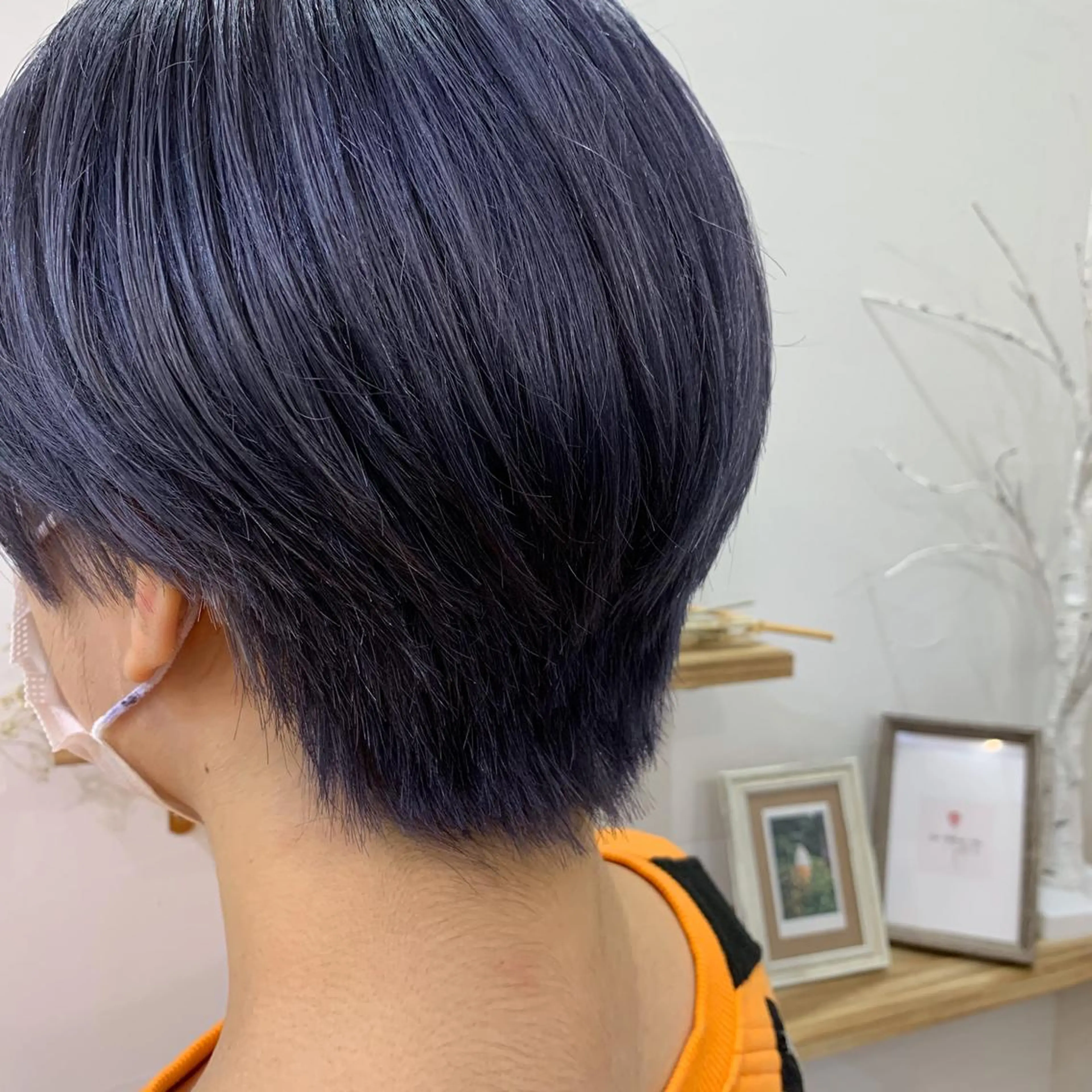 ショート カラー アディクシーカラー アクアカラー アッシュ バレイヤージュ ベージュカラー ヘアカラー トリートメント Lome'所属・✨ブリーチマスター✨ オクヤマヨウスケのヘアスタイル