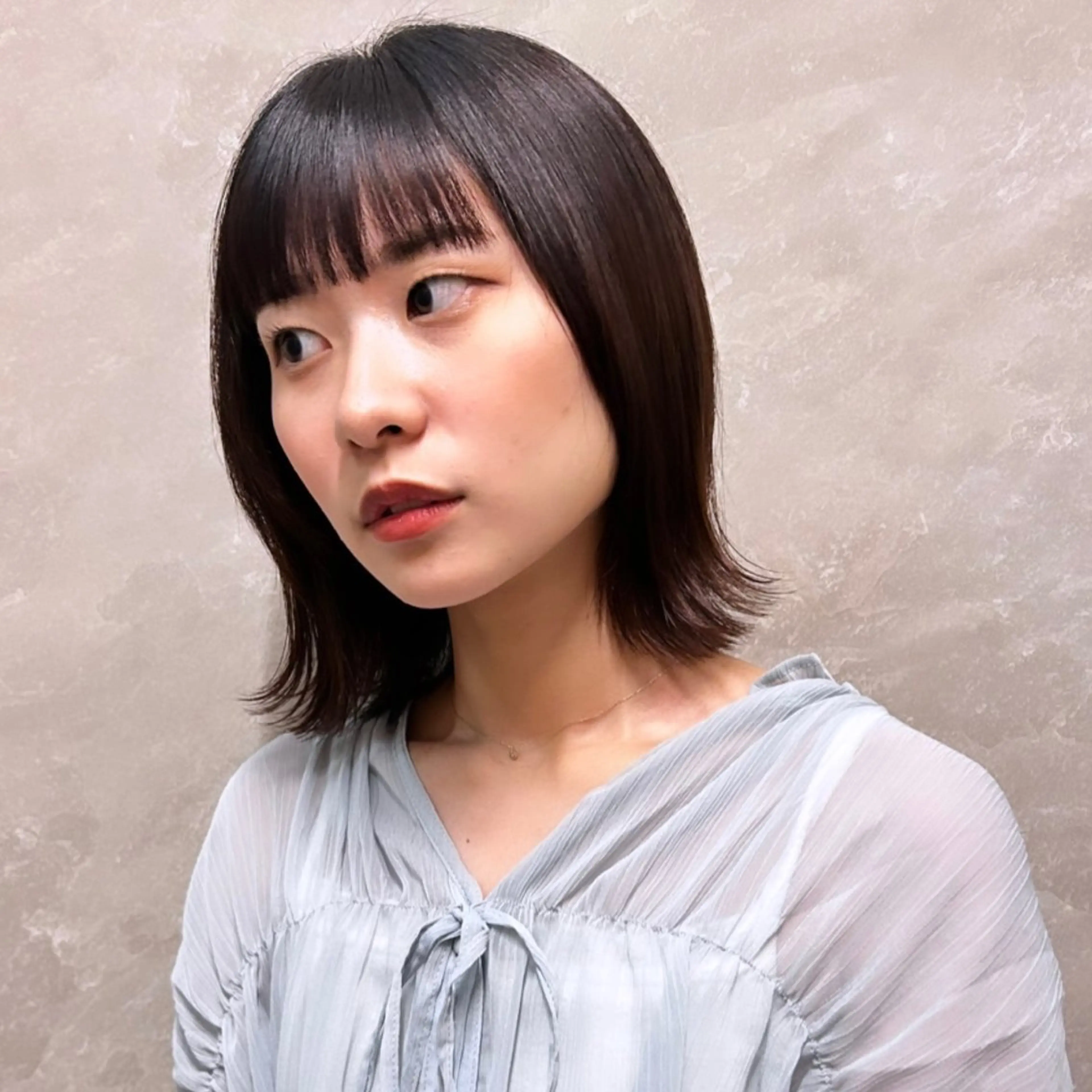 ミディアム 髪質改善 縮毛矯正 ally新百合ヶ丘 フジムラユウスケのヘアスタイル