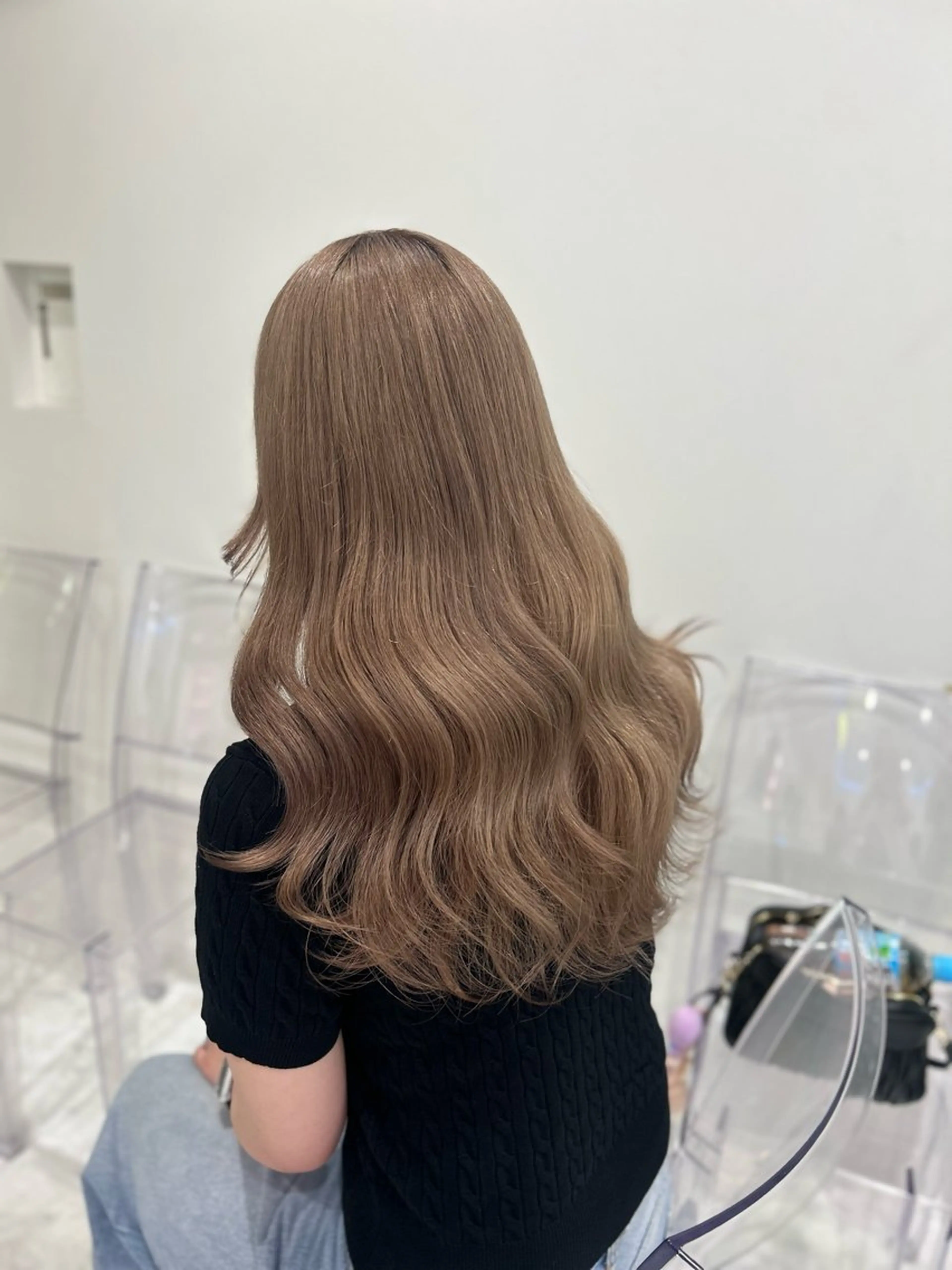 ロング ヘアカラー ヘアセット Miwa🤍ダメージ レスカラー特化🦢のヘアスタイル