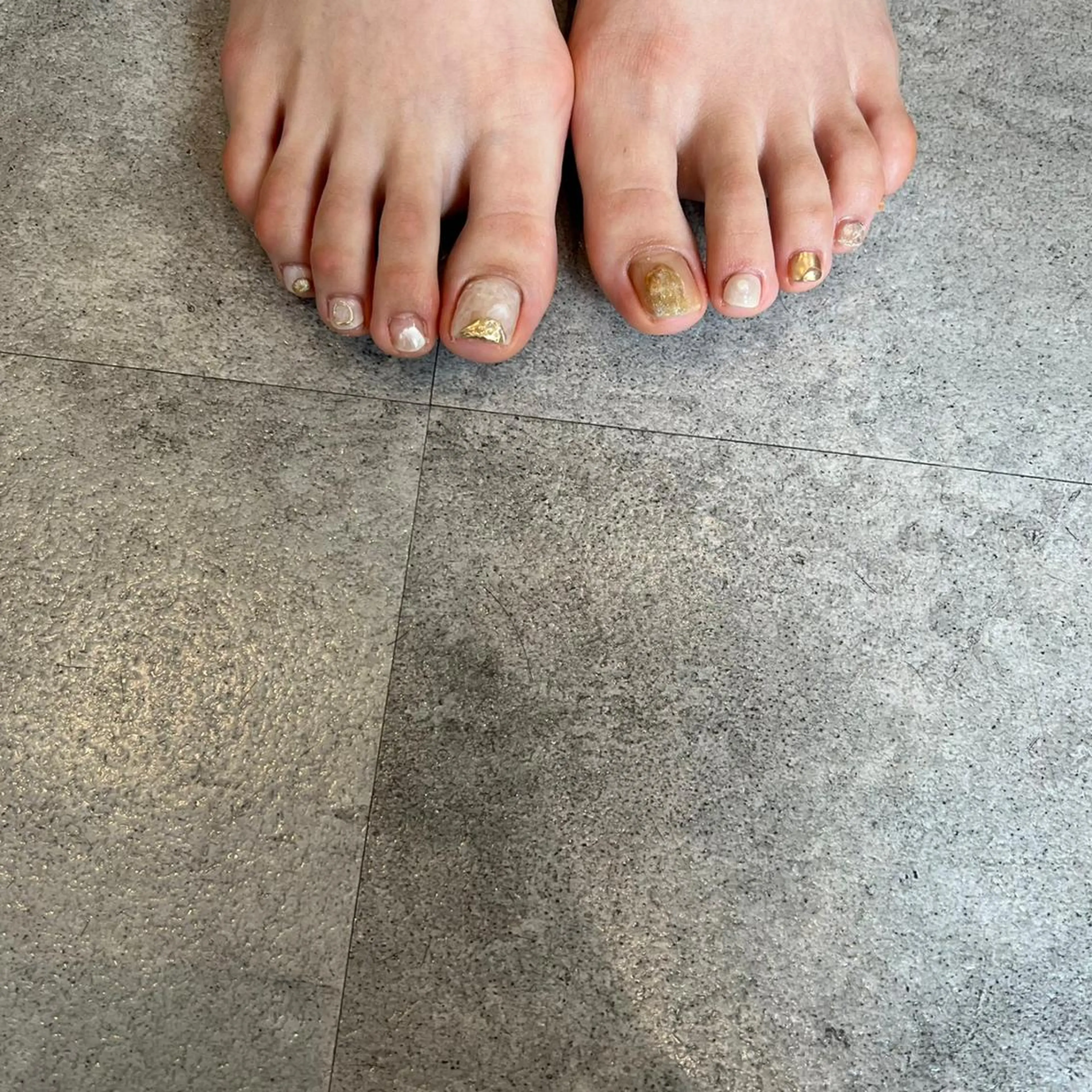ネイル フットネイル ジェルネイル パラジェル パラジェル登録サロン N°nail 立川のネイルデザイン