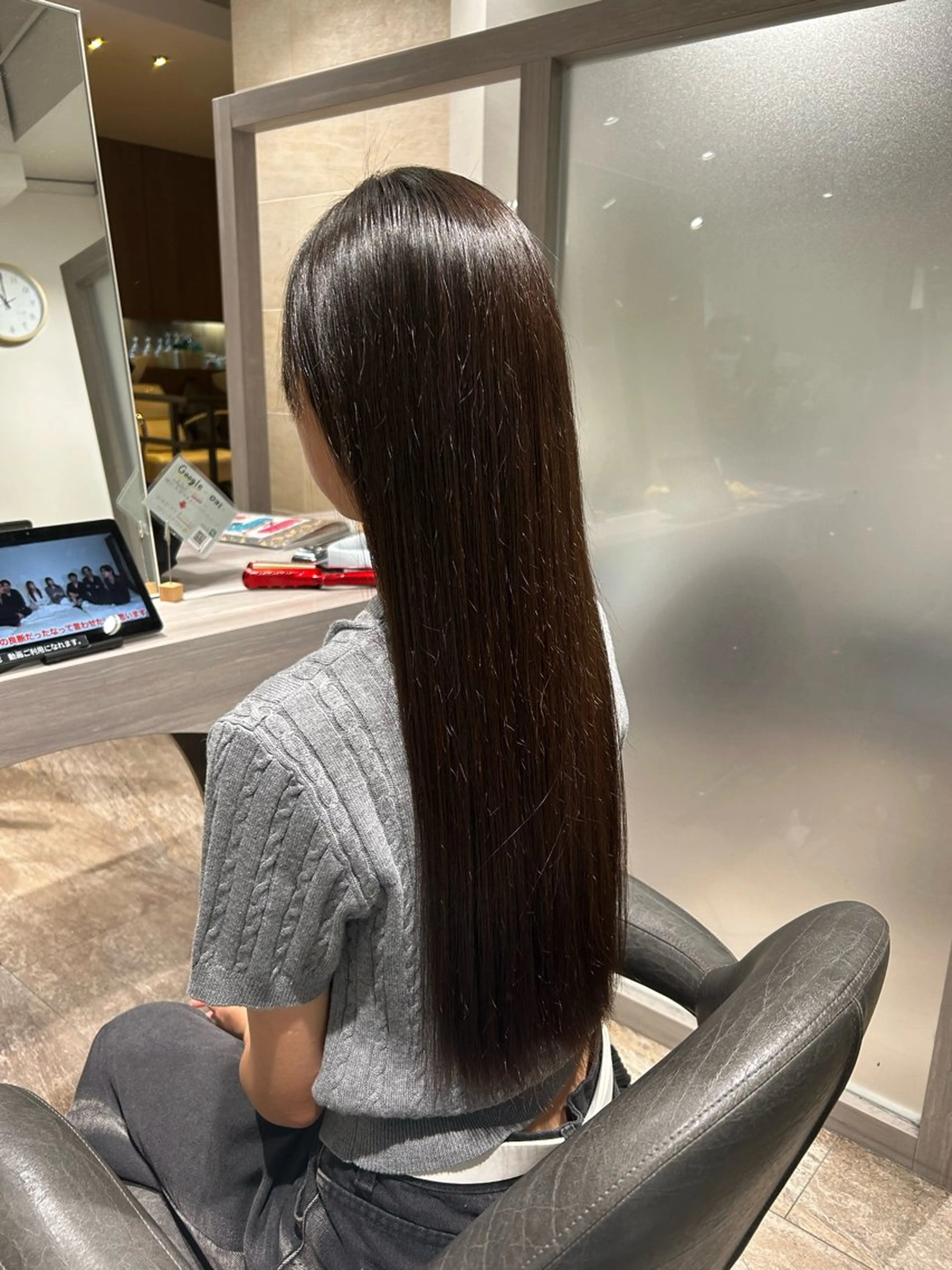 ロング 縮毛矯正 カット 縮毛矯正 hair＆make CIEL所属・武井 哉子のヘアスタイル