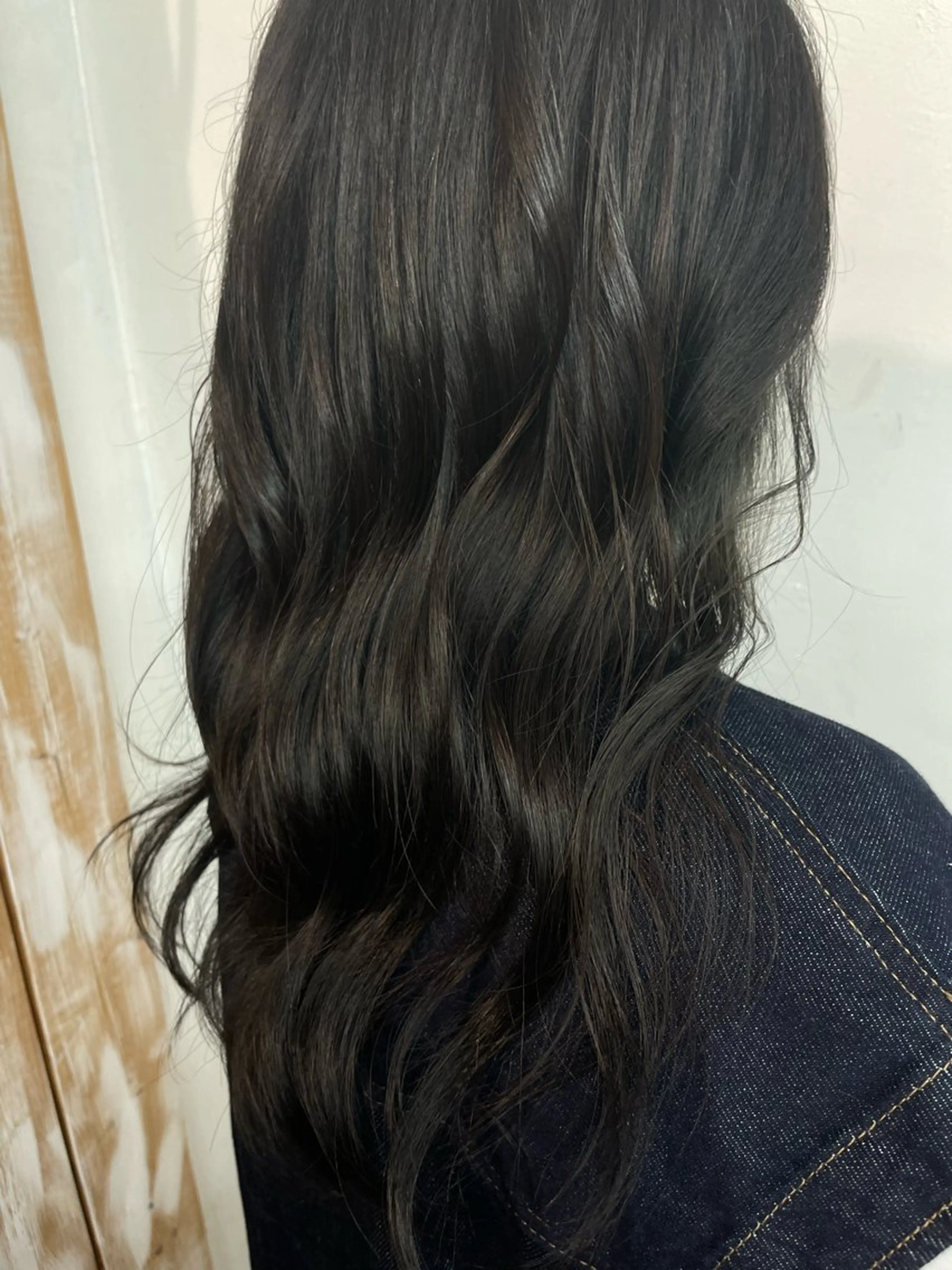 ロング カラー アッシュ 透明感カラー SFIDA みつえのヘアスタイル