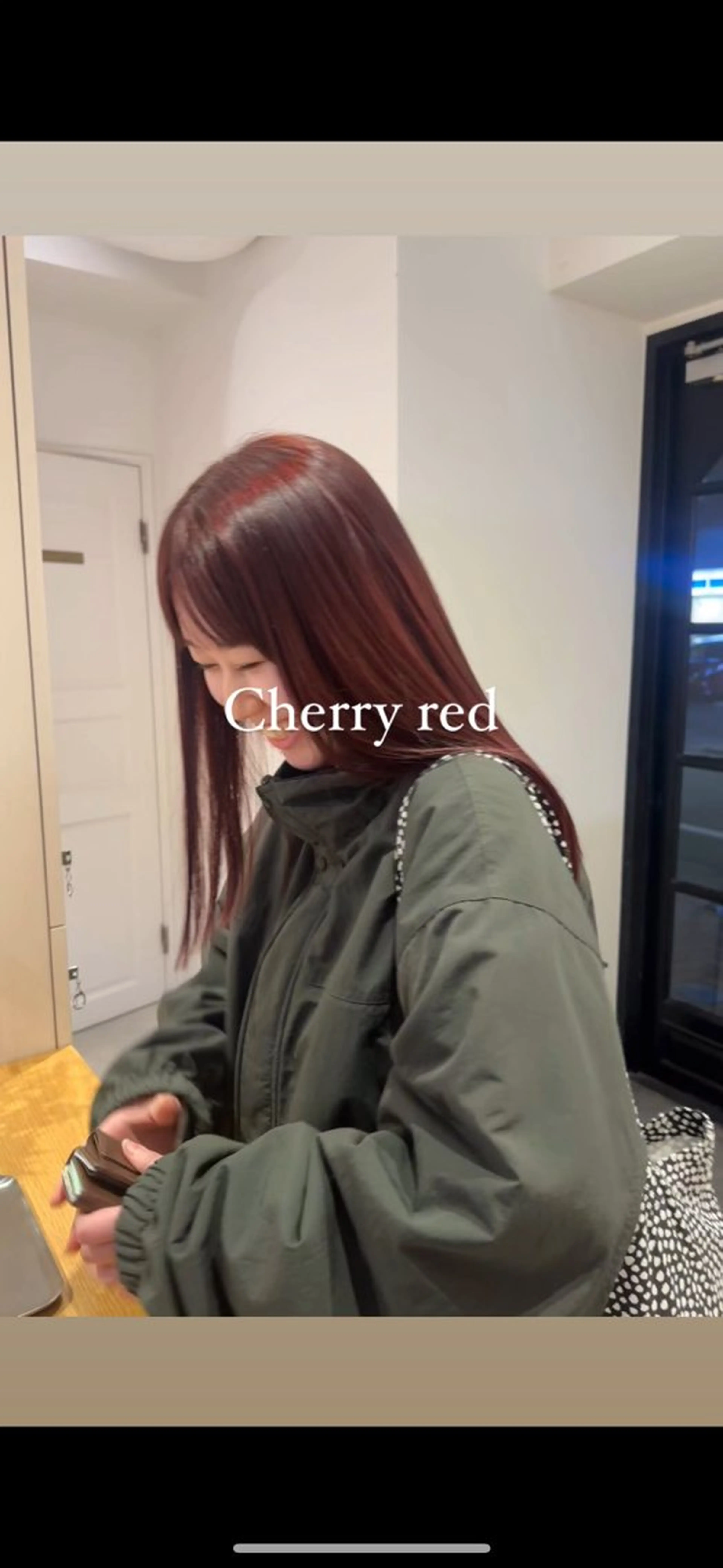 セミロング カット ヘアカラー トリートメント 下北沢suu所属・AYAKA 下北沢suuのヘアスタイル