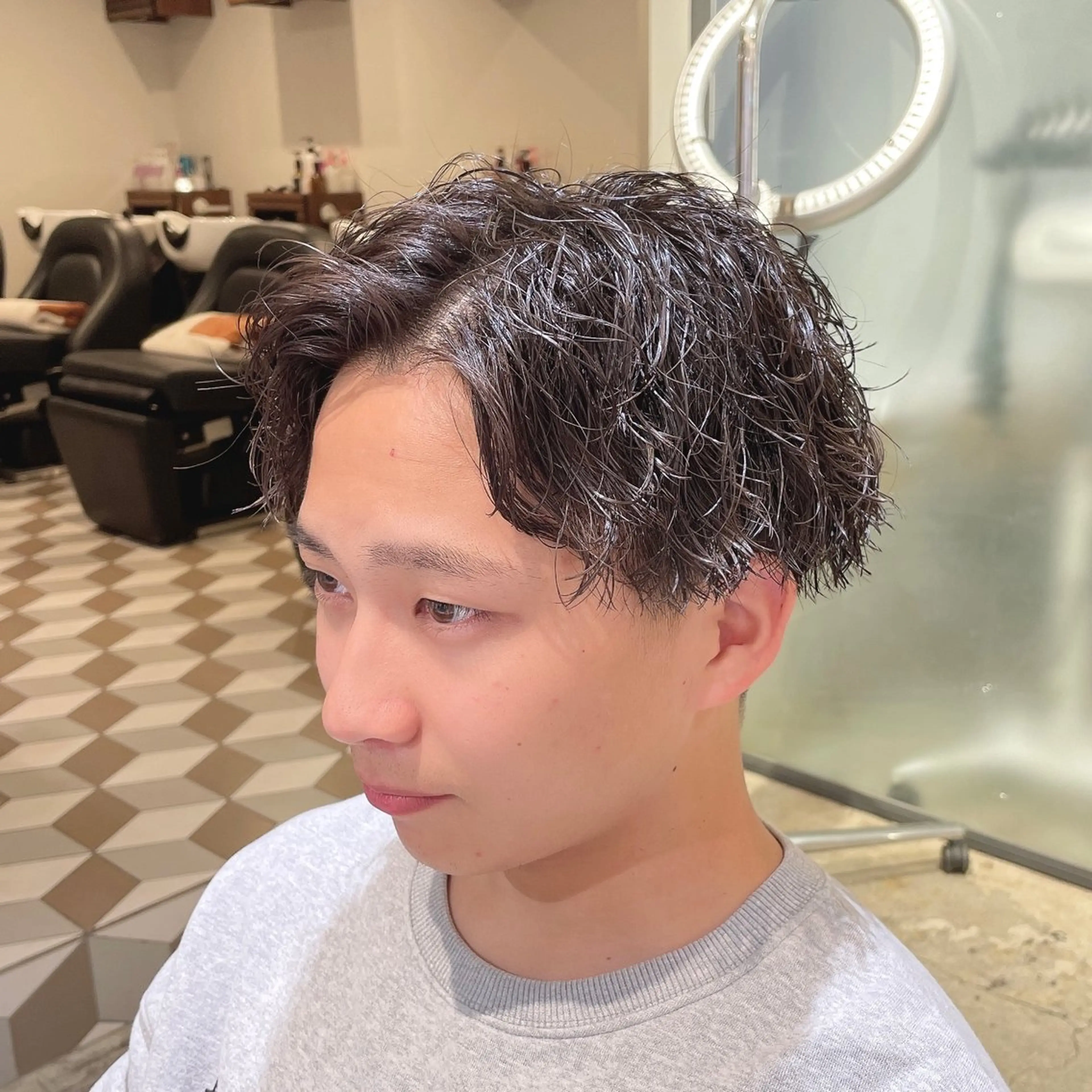 パーマ メンズ lucy.所属・🏝🌞メンズ人気 平澤日向🌞🏝のヘアスタイル