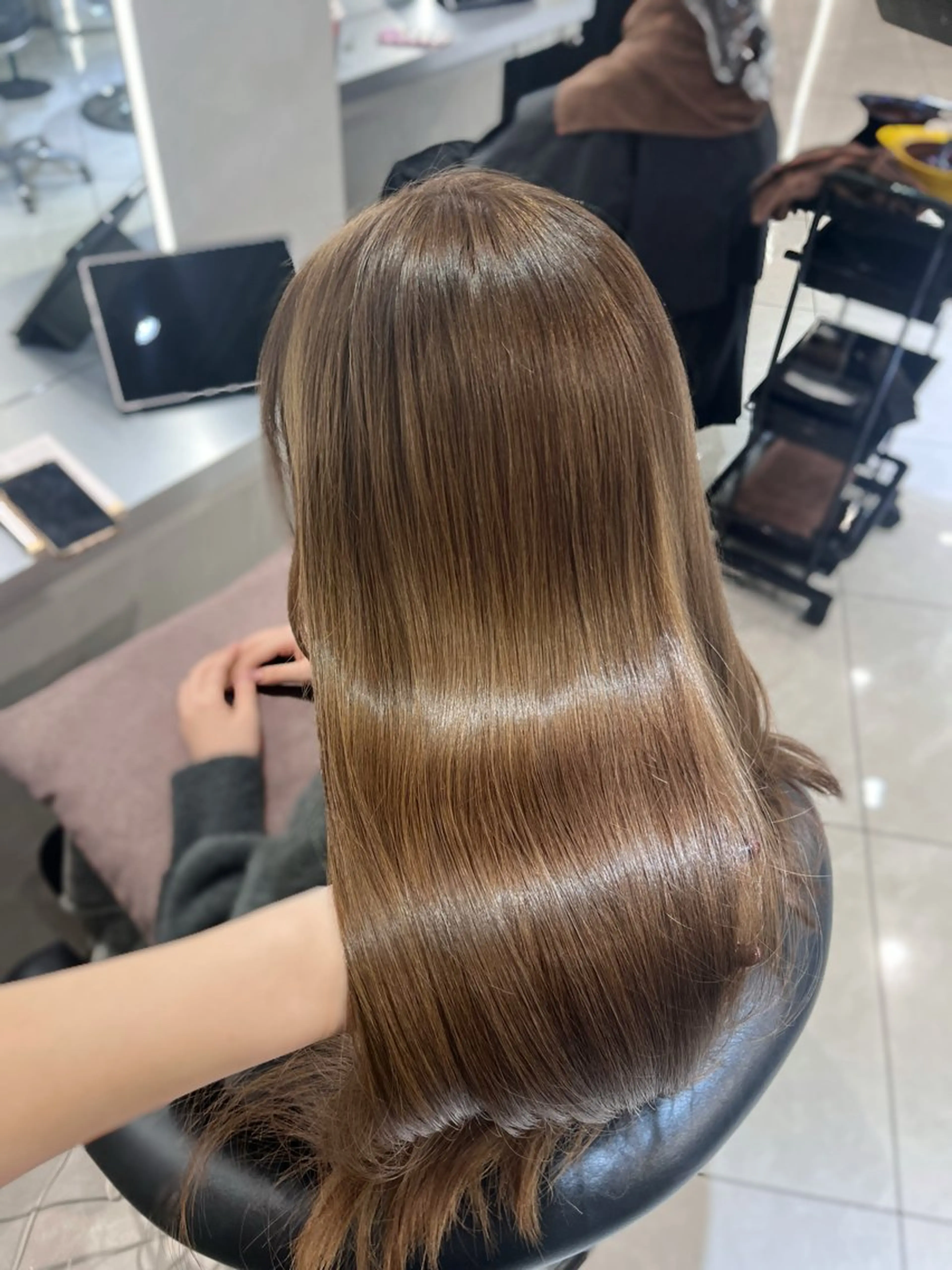 ロング カラー ベージュカラー ブリーチ 透明感カラー ダブルカラー ヘーゼル ヘアカラー トリートメント 韓国レイヤー×モテ髪 /MITSUKI🤍のヘアスタイル