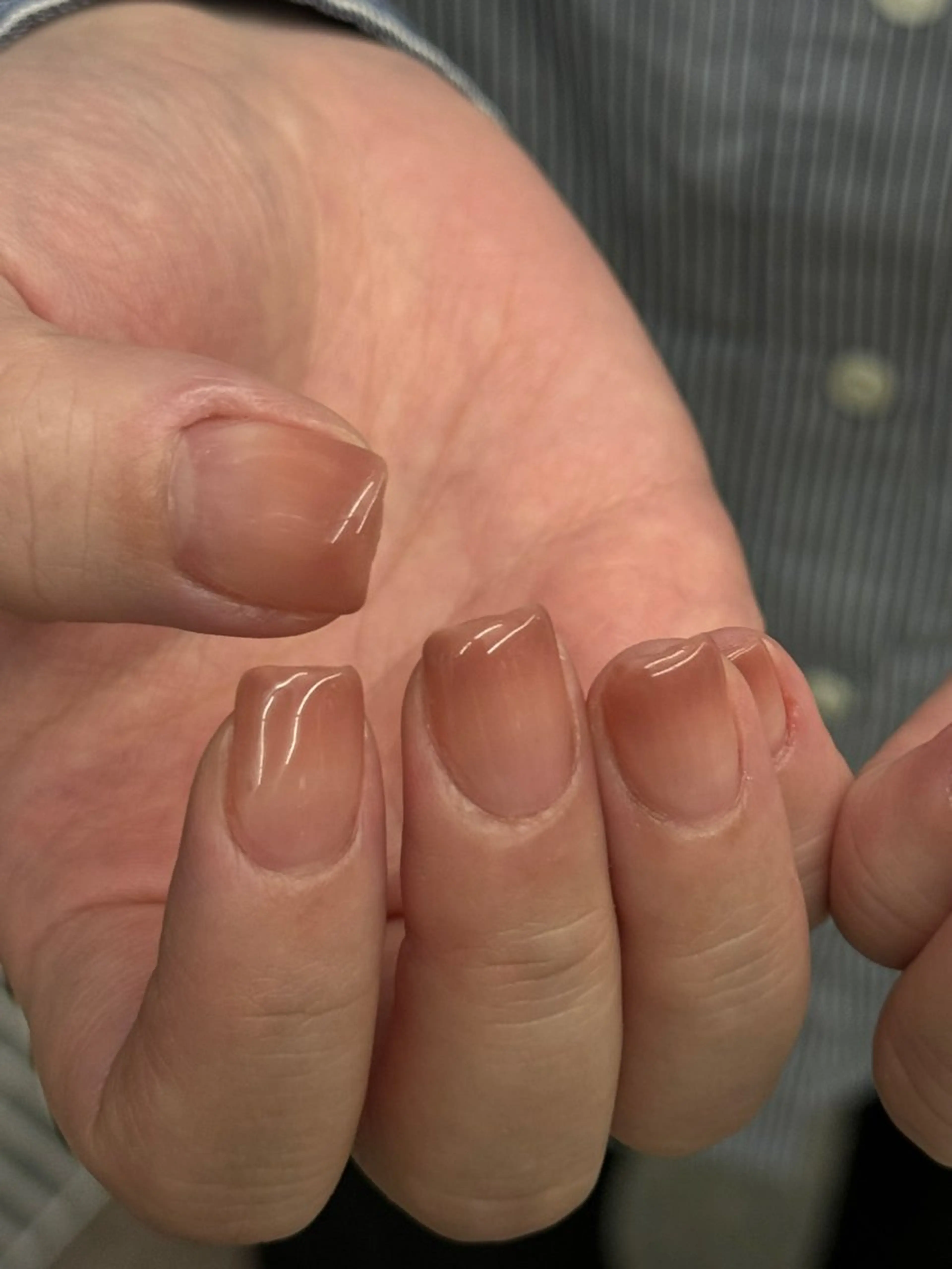 peel off nail one color (オフ無し)の写真