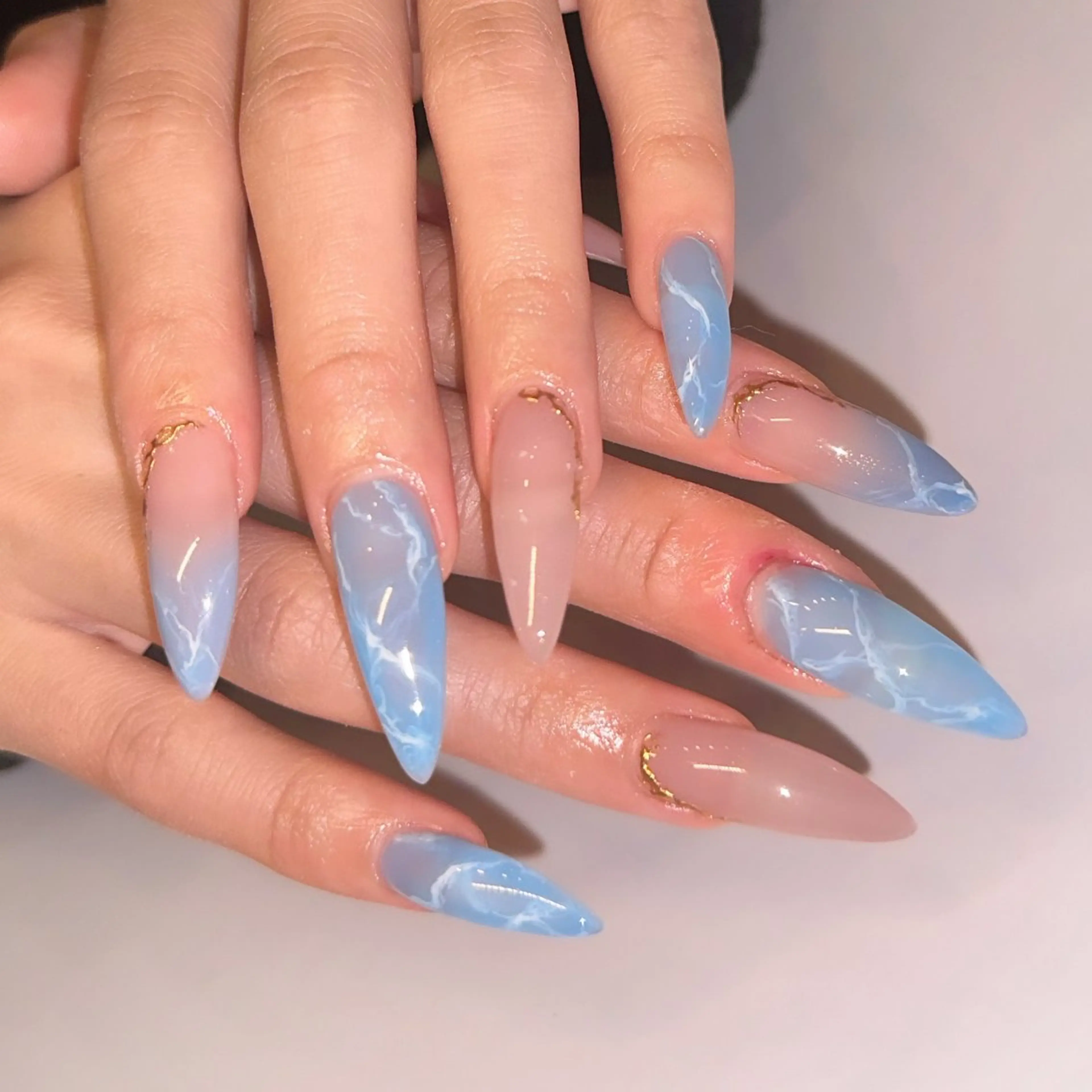 ロング ハンドネイル Amo所属・Amo nailのネイルデザイン