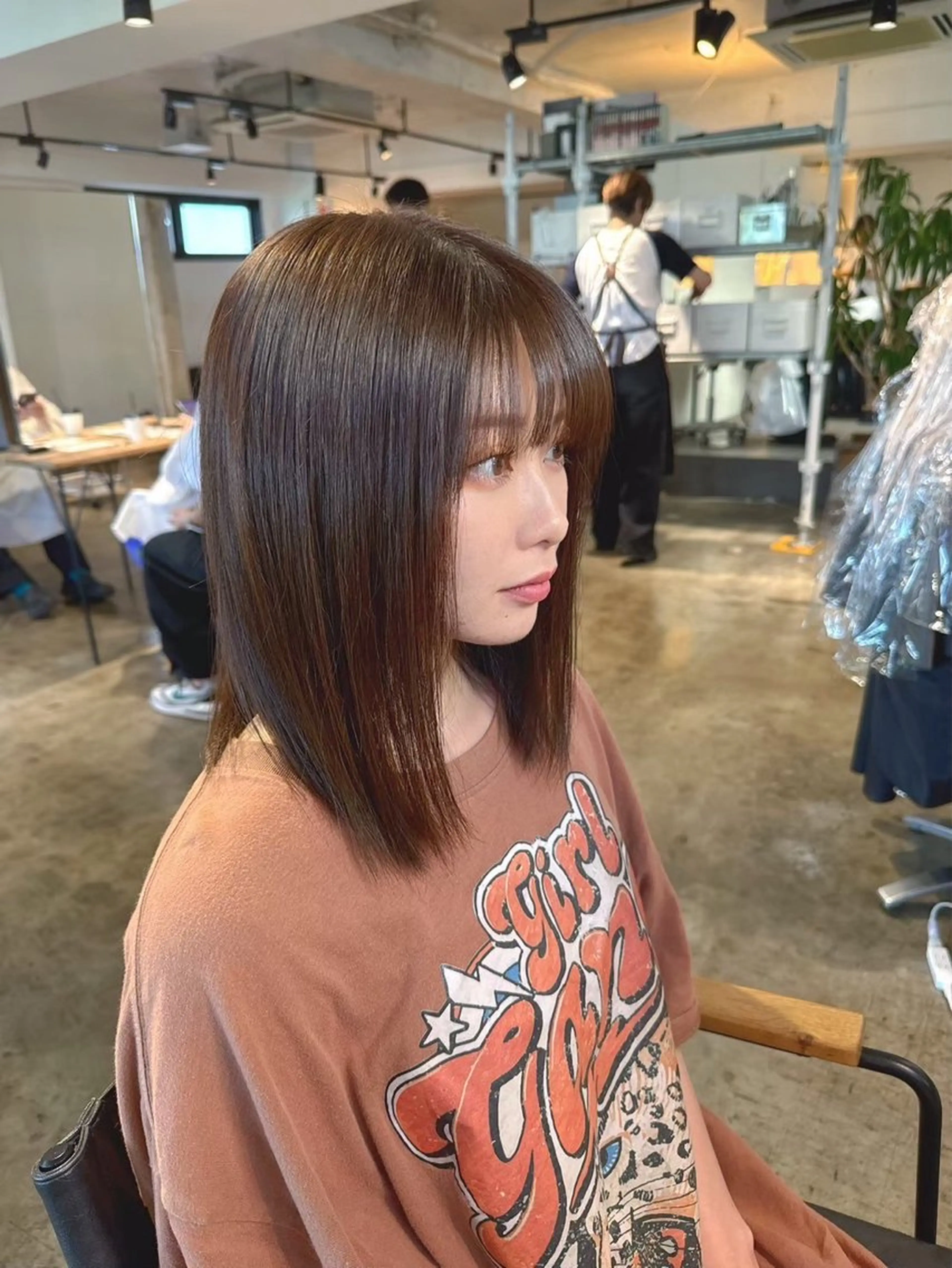 💫ブリーチなしワンカラー＋3step艶トリートメント💫の写真
