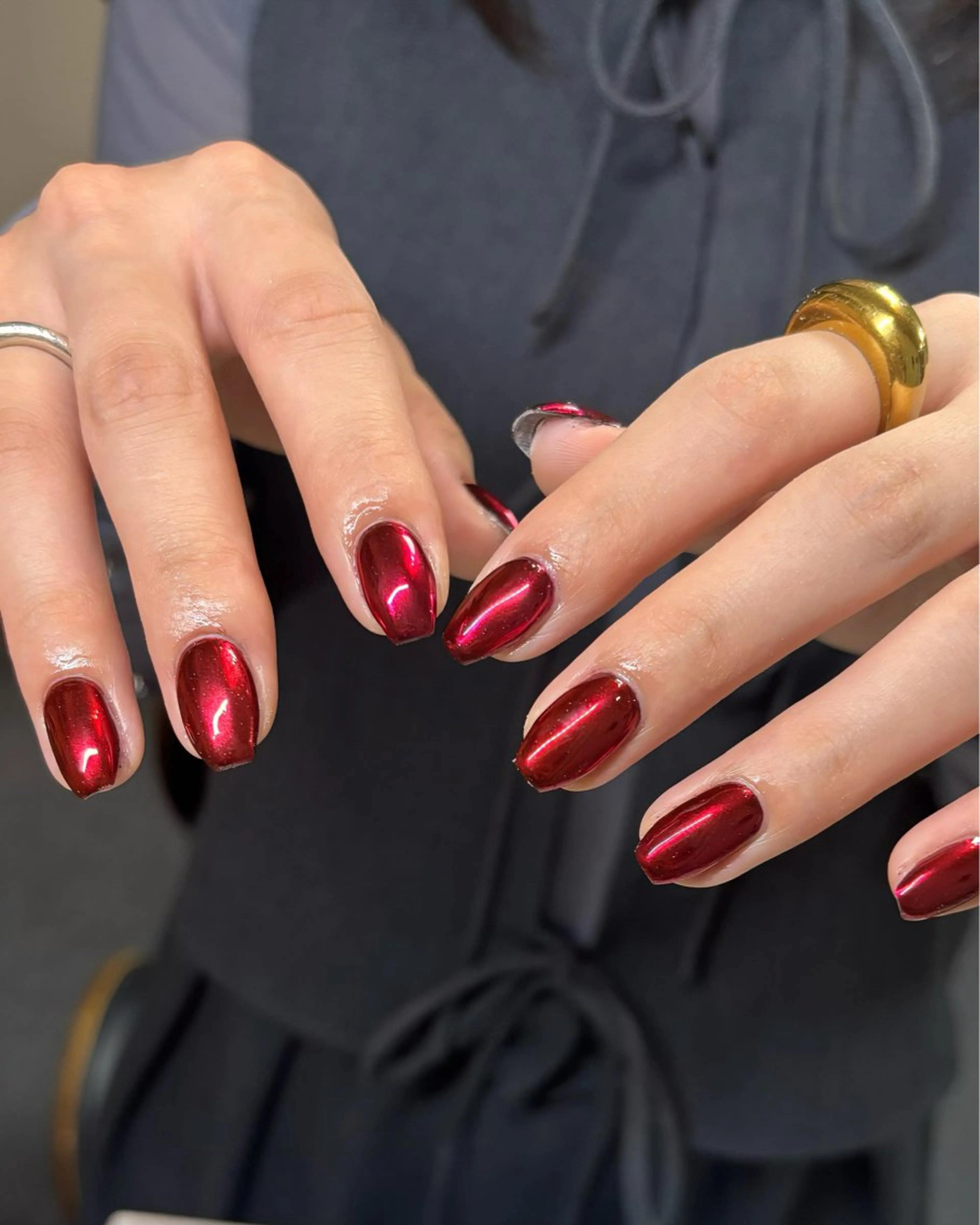ネイル マグネットネイル ミラーネイル ハンドネイル 🫧OPELIA NAIL渋谷🫧のネイルデザイン