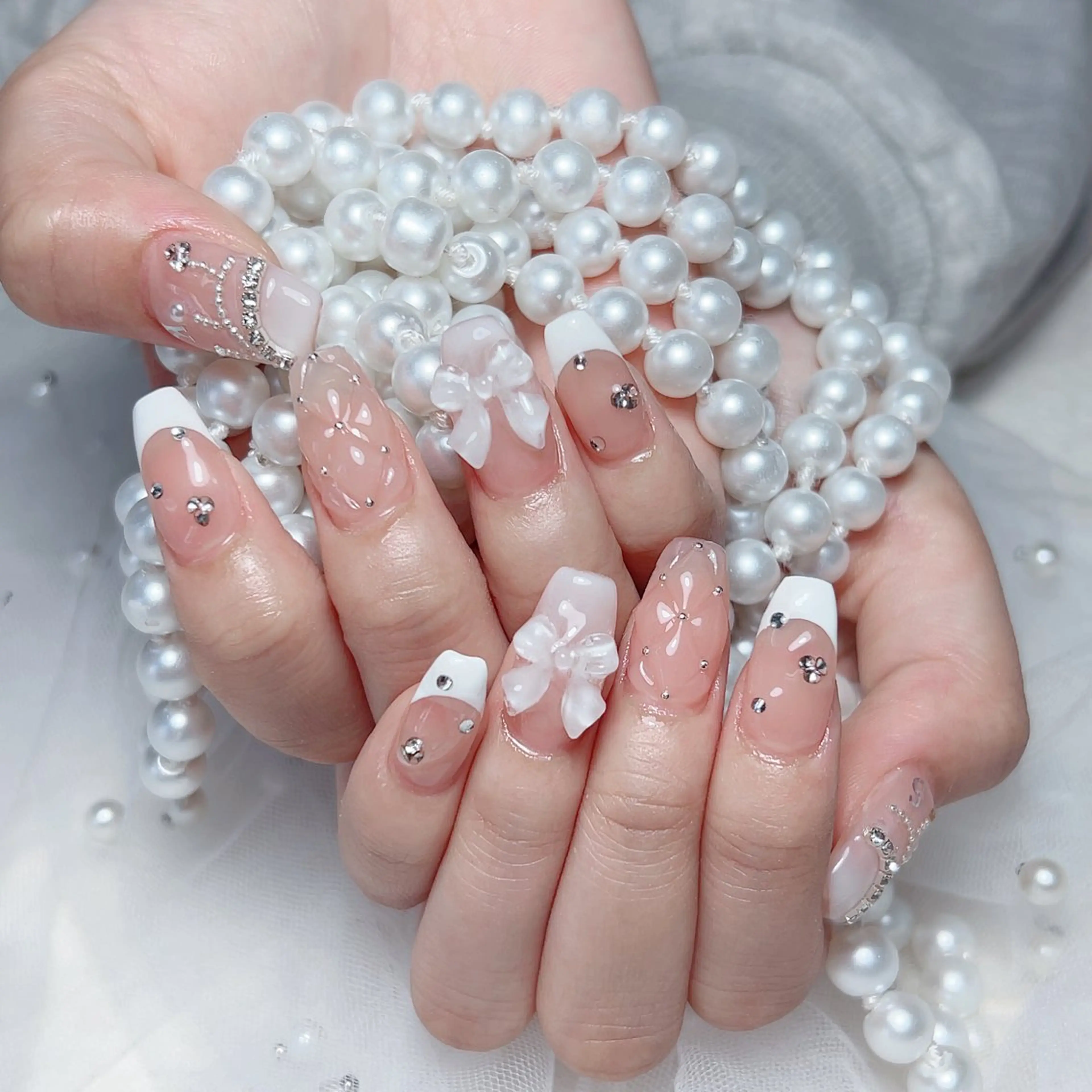 ネイル M🌷nail 長さだし専門店のネイルデザイン