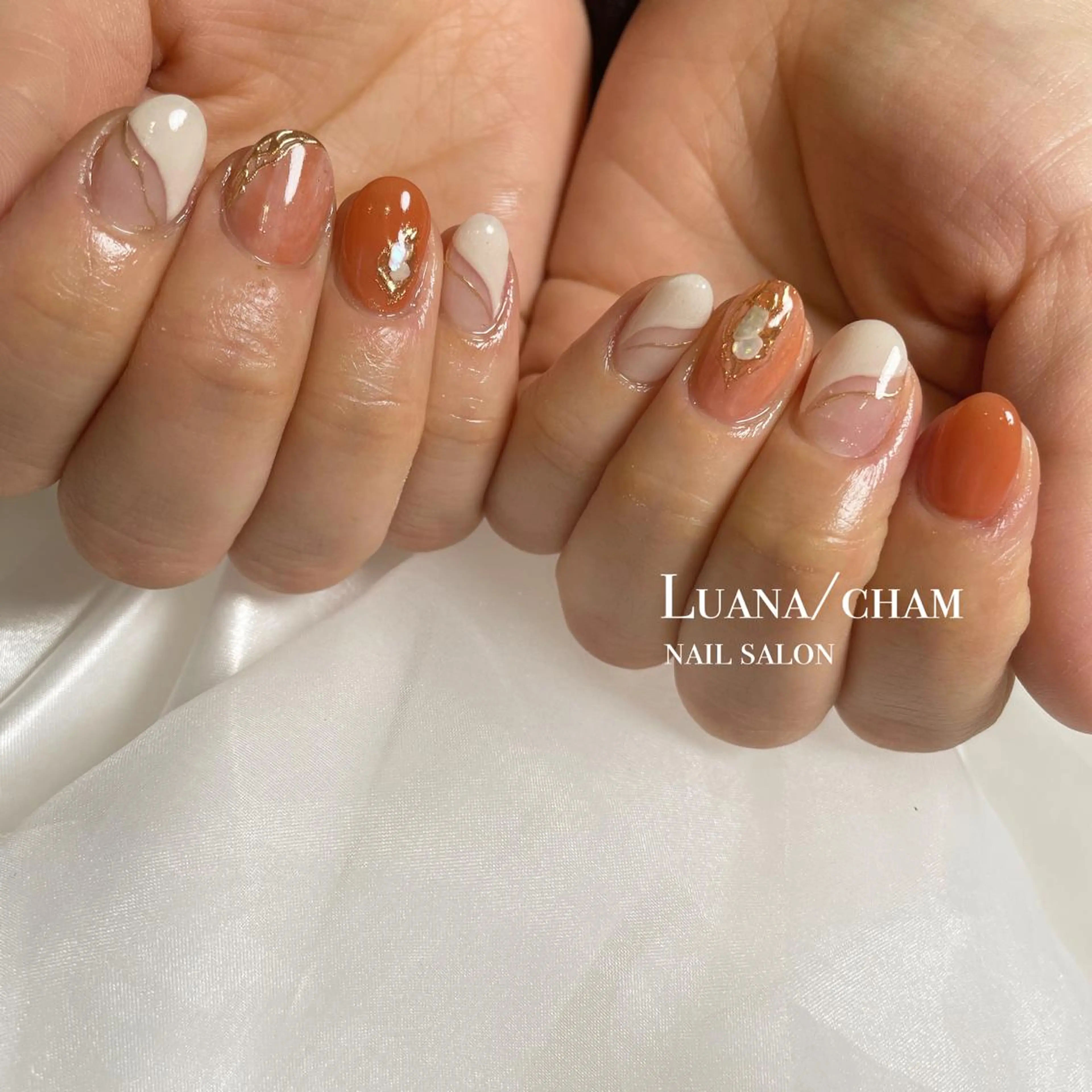 ショート ネイル ハンドネイル nail salon neigeのネイルデザイン