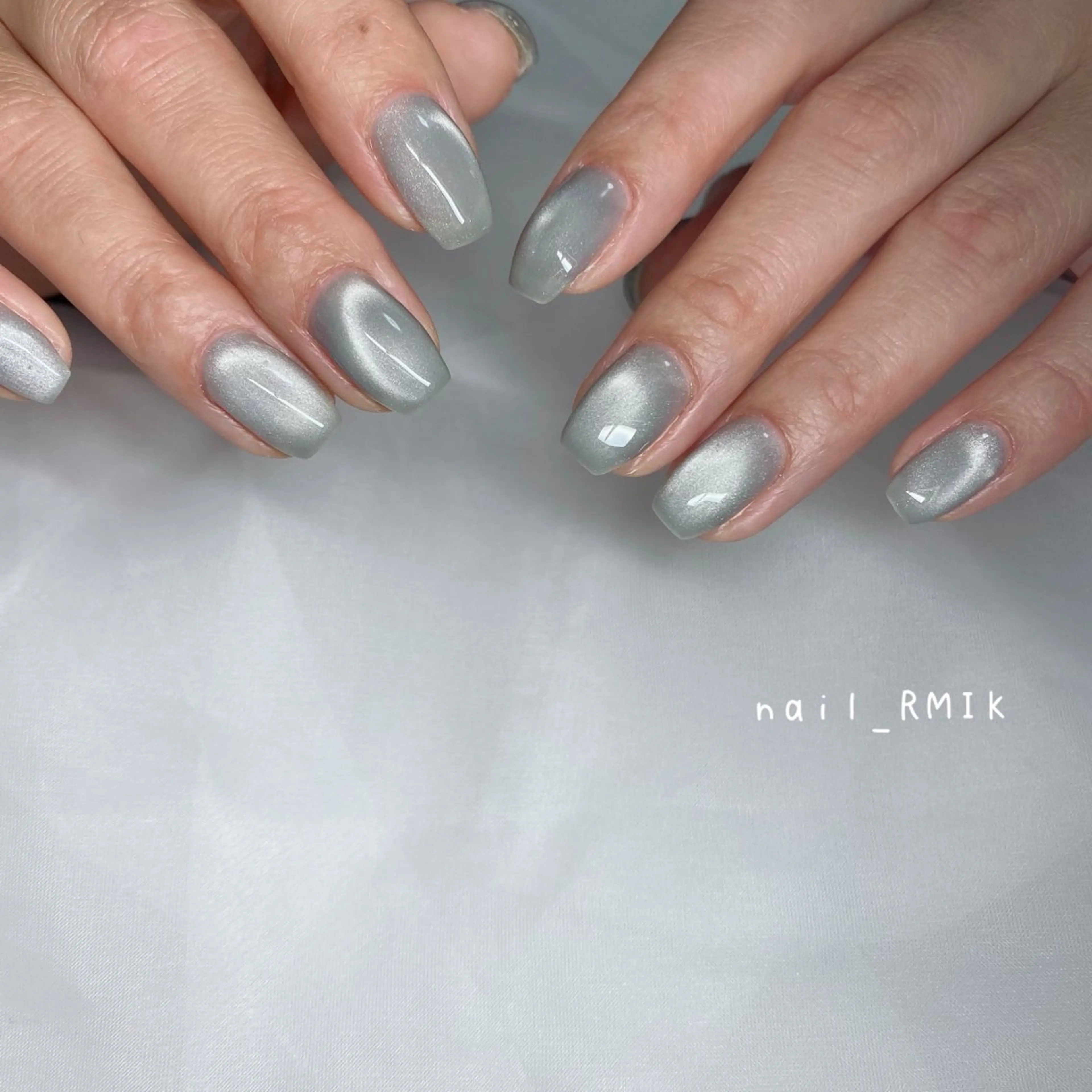 ネイル ジェルネイル マグネットネイル ハンドネイル nailsalon RMIKのネイルデザイン