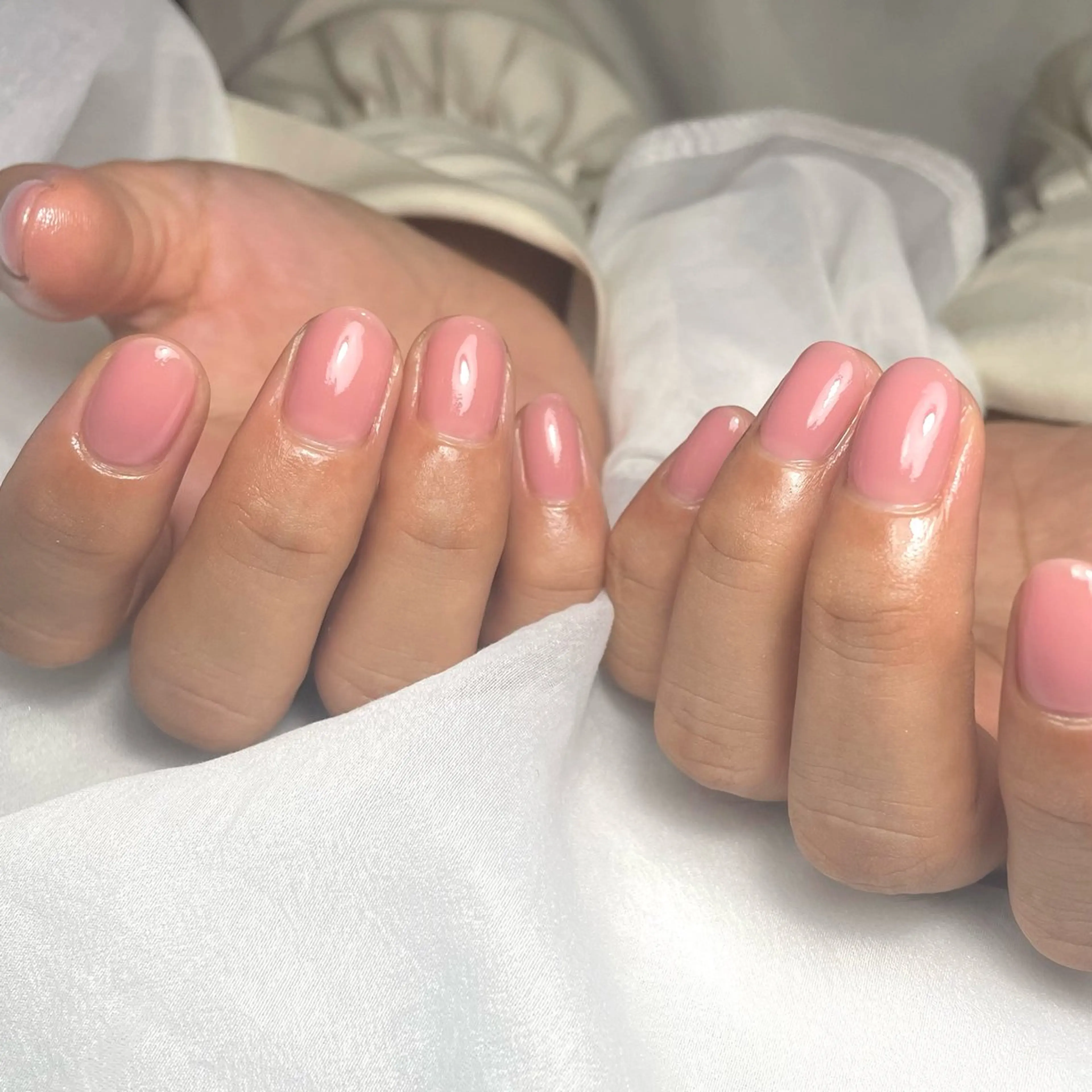 ネイル ワンカラーネイル ピンク Lavender Beauty所属・Lavender Beauty あやののネイルデザイン