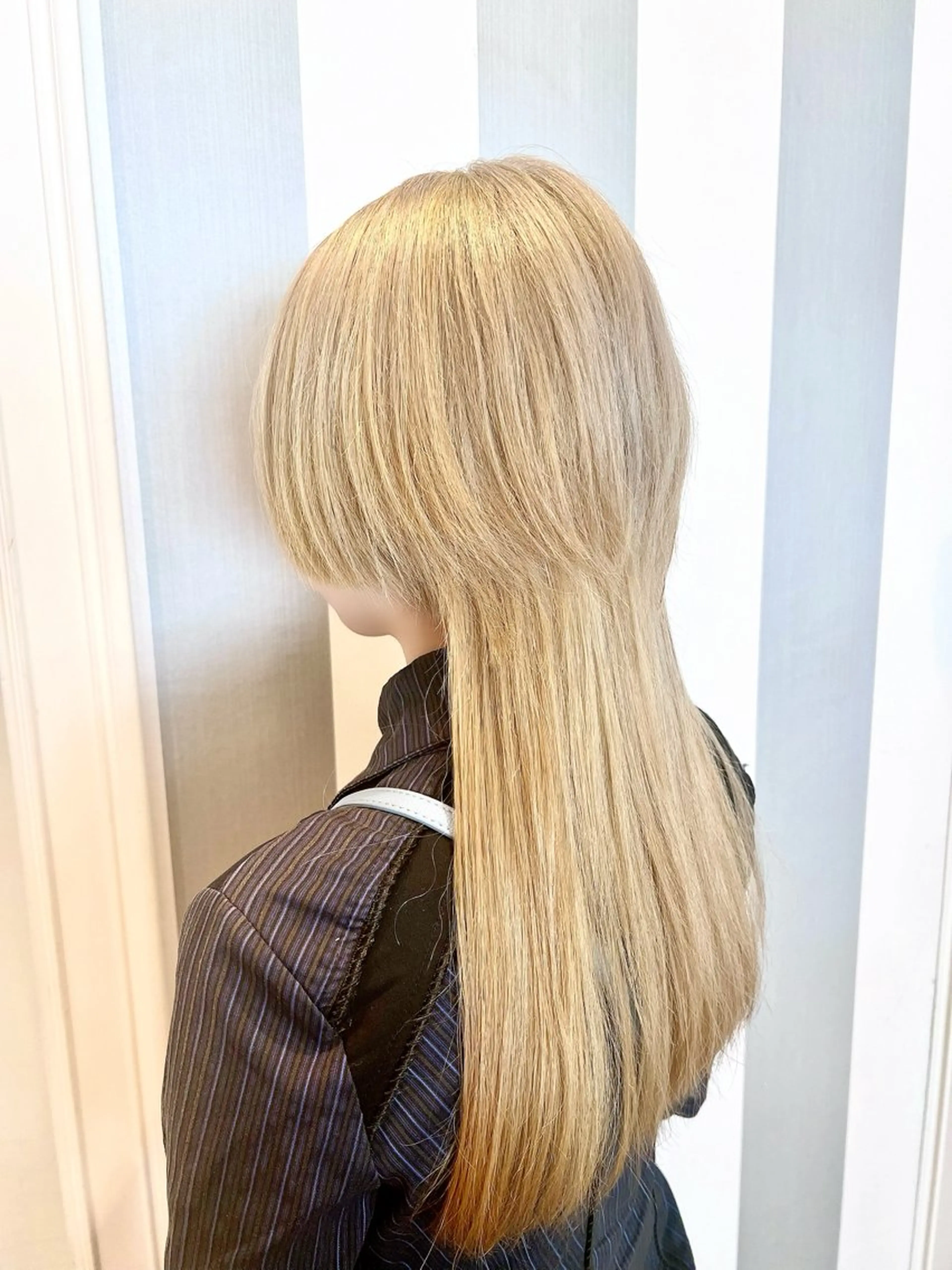 カット+ダブルカラー+美髪酸性ストレート(ポイント矯正)⭐️の写真