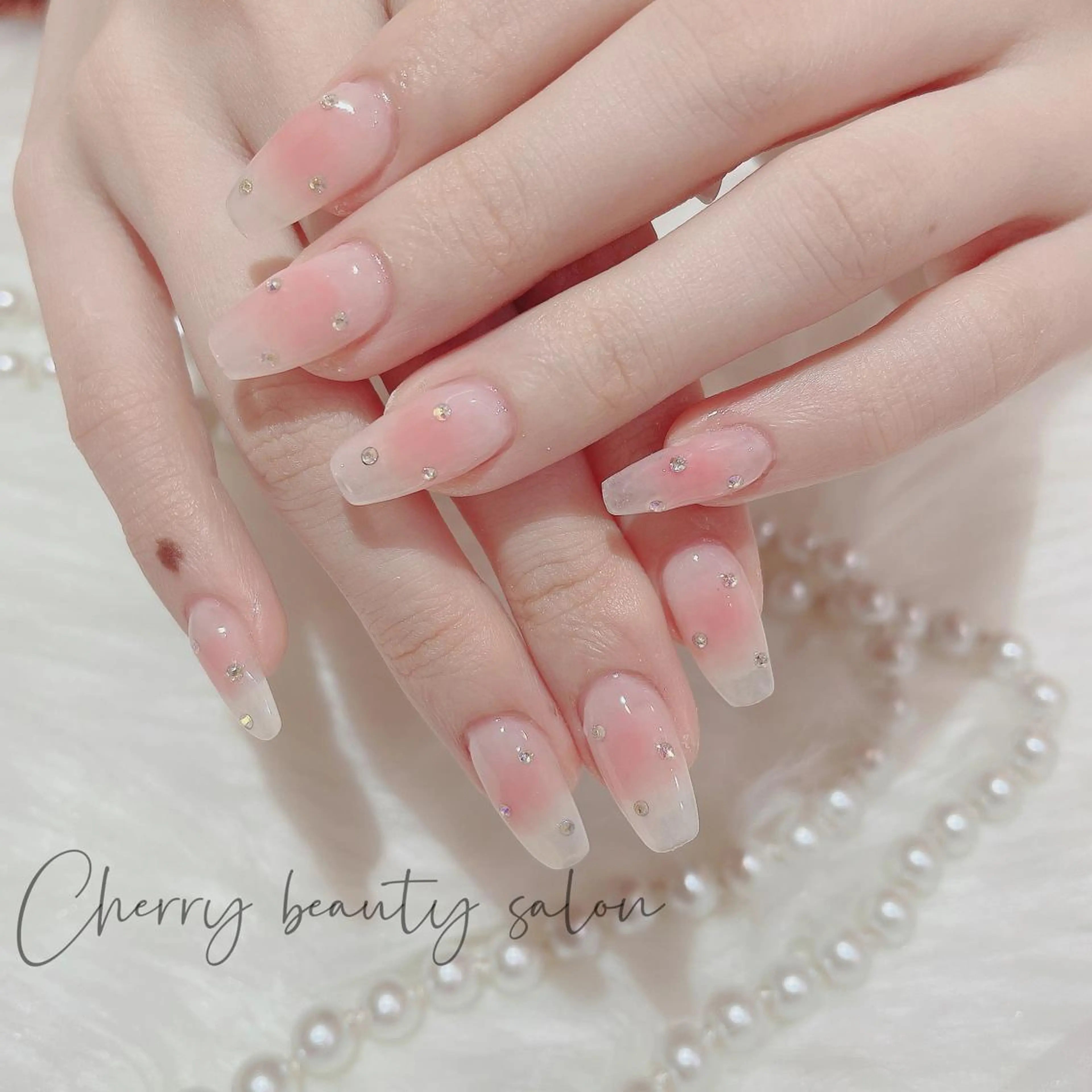 ネイル ハンドネイル ハンドケア SAKURA 🍒のネイルデザイン