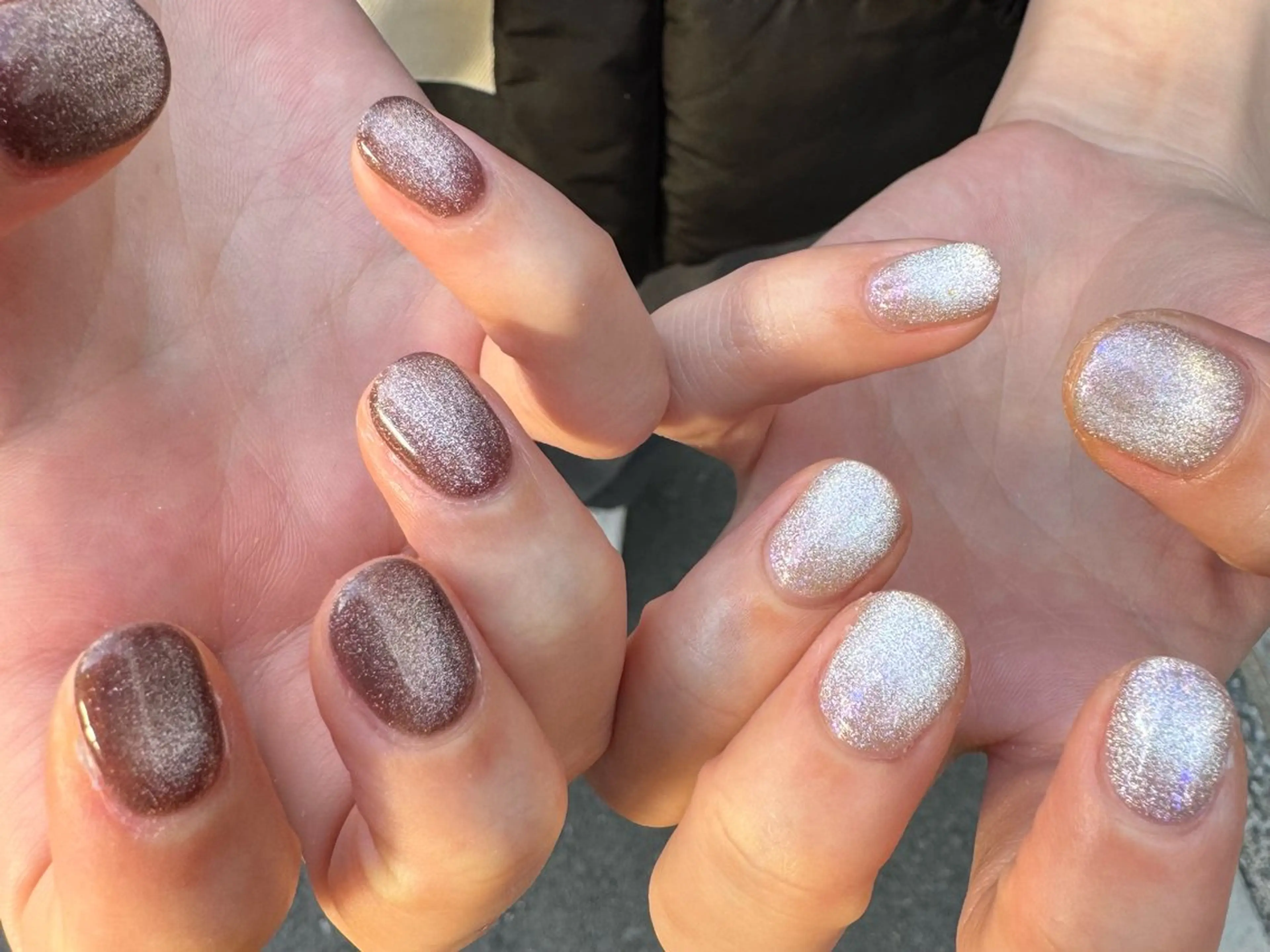 ネイル アートネイル フレンチネイル 韓国ネイル マグネットネイル 持ち込み ハンドネイル MH_ Nailのネイルデザイン