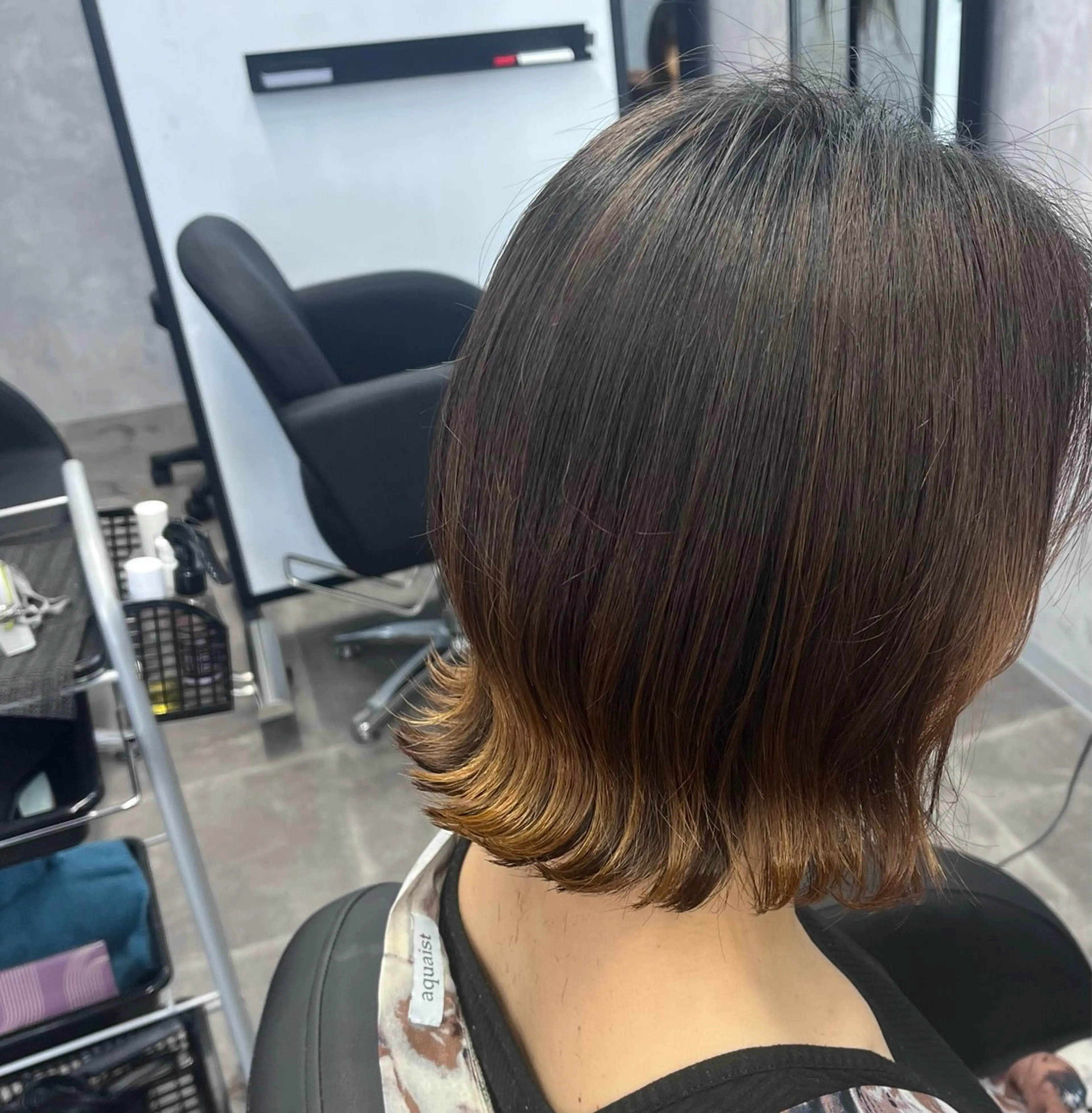 ミディアム カット 熊谷 有紗のヘアスタイル