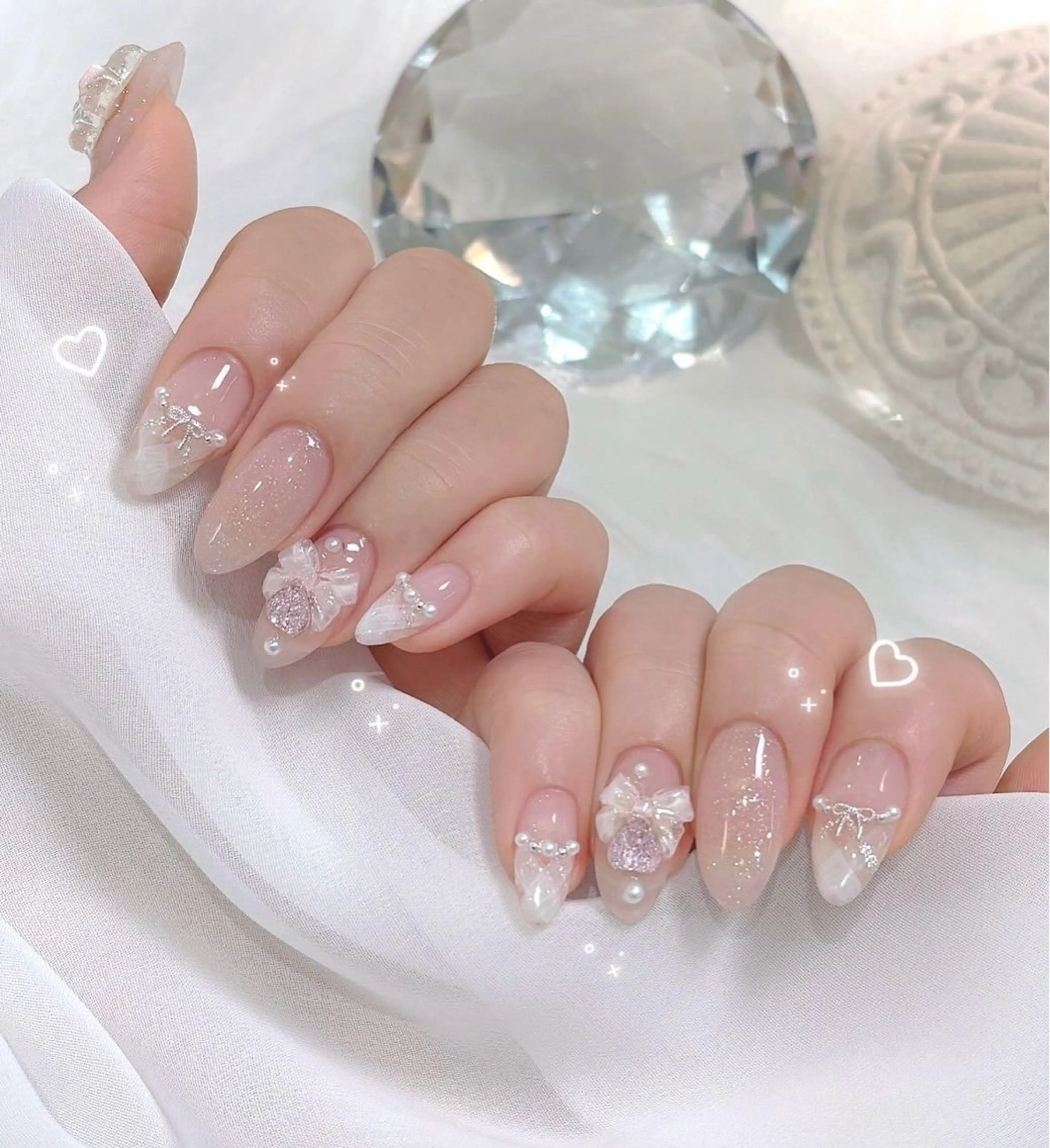ネイル アートネイル オーロラネイル ブルー チークネイル フットネイル ハンドネイル NICY NAIL所属・NICY NAIL 池袋のネイルデザイン