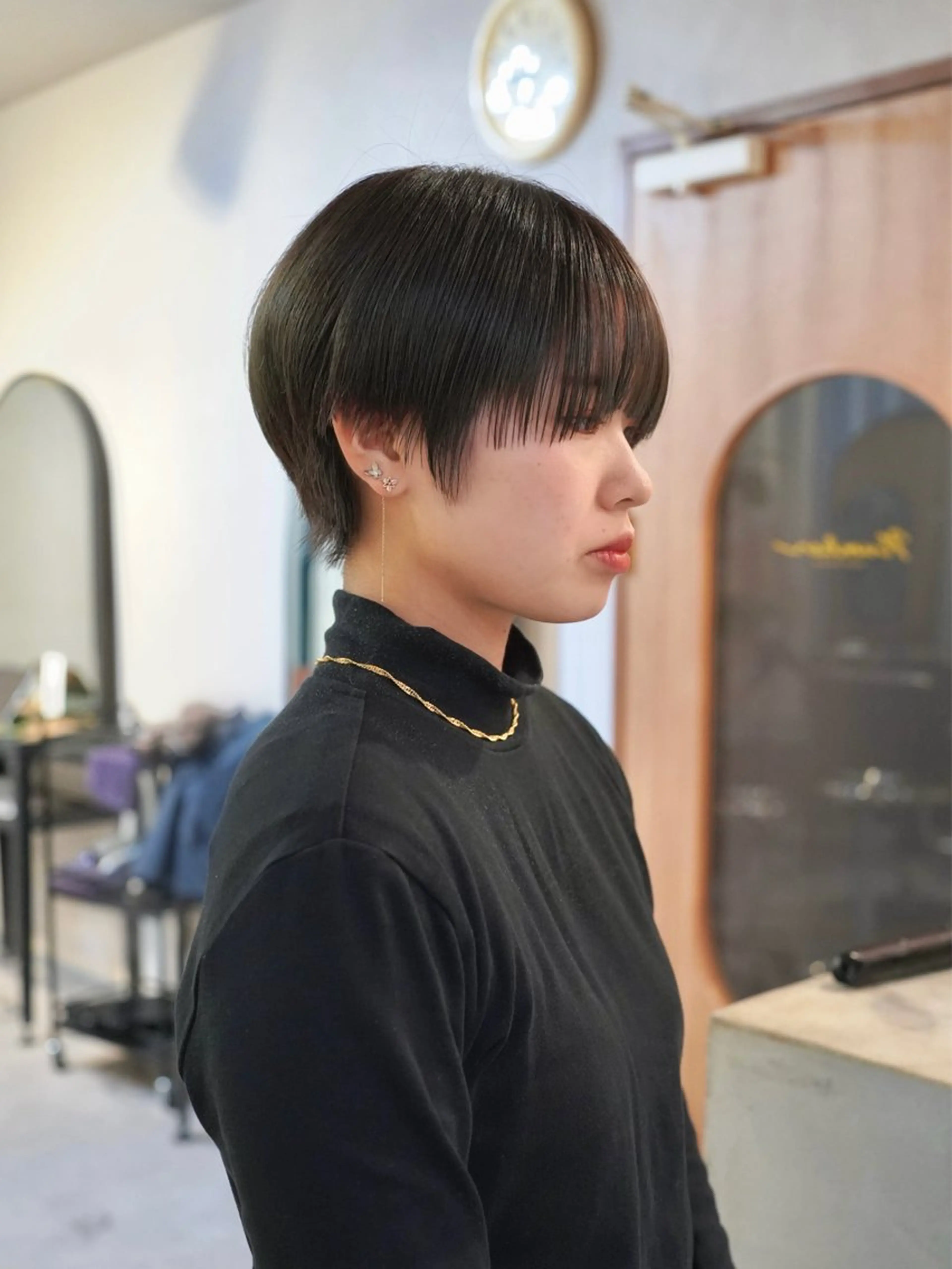 ショート カット ヘアカラー はまだ かんたのヘアスタイル