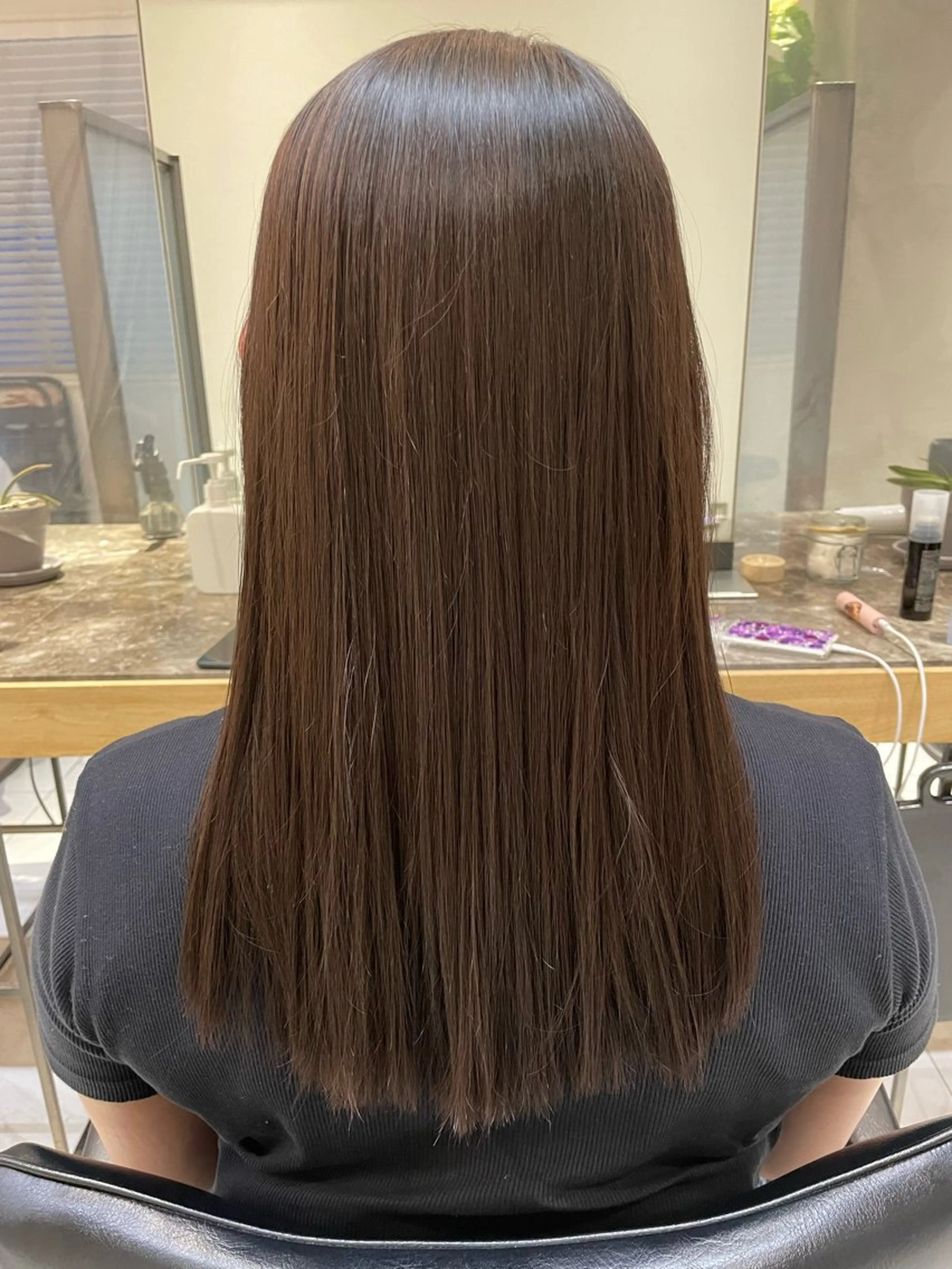 ロング カット 縮毛矯正 トリートメント 🦕小林 大地🦕のヘアスタイル