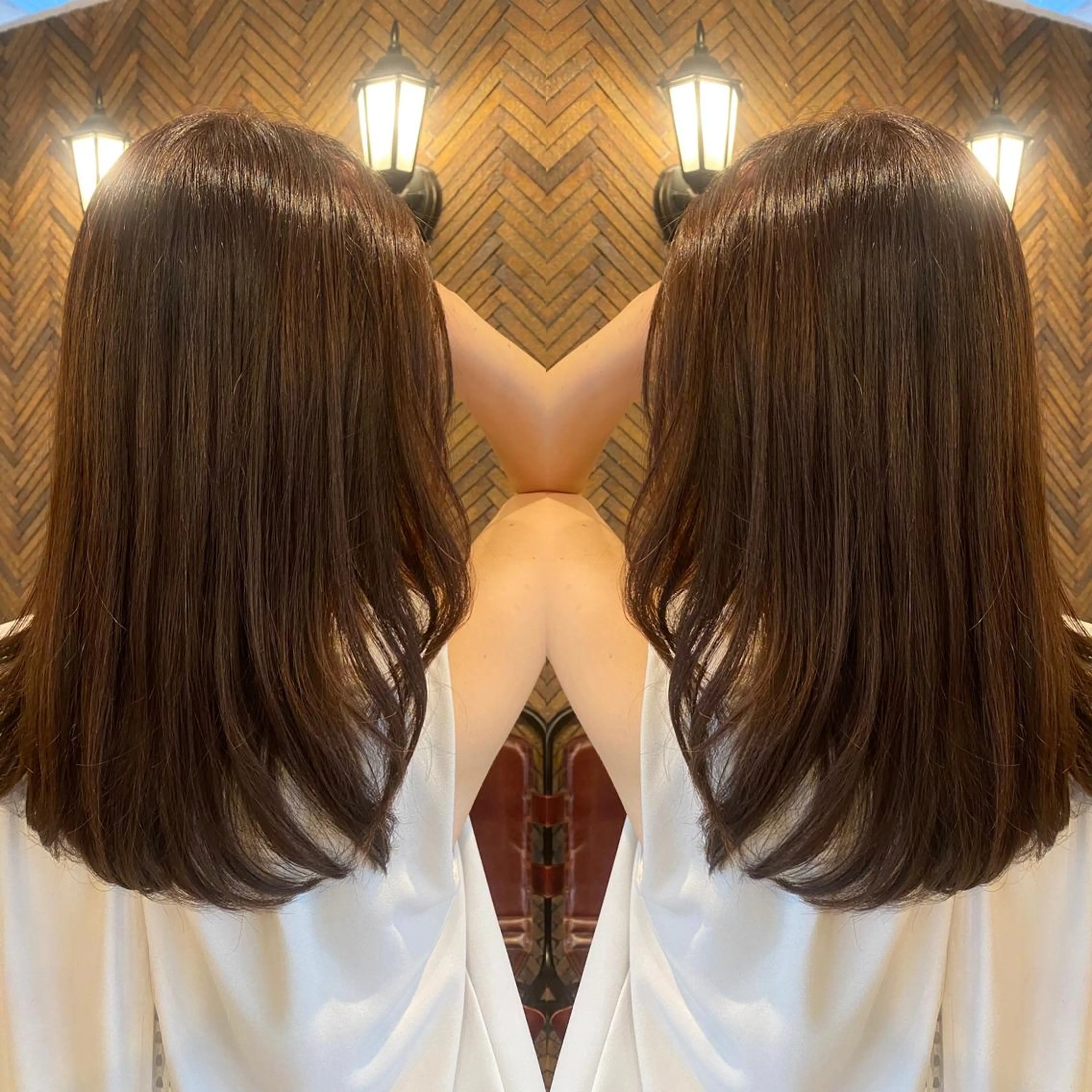 ロング カラー カット トリートメント tocca 💜石田愛結💜のヘアスタイル