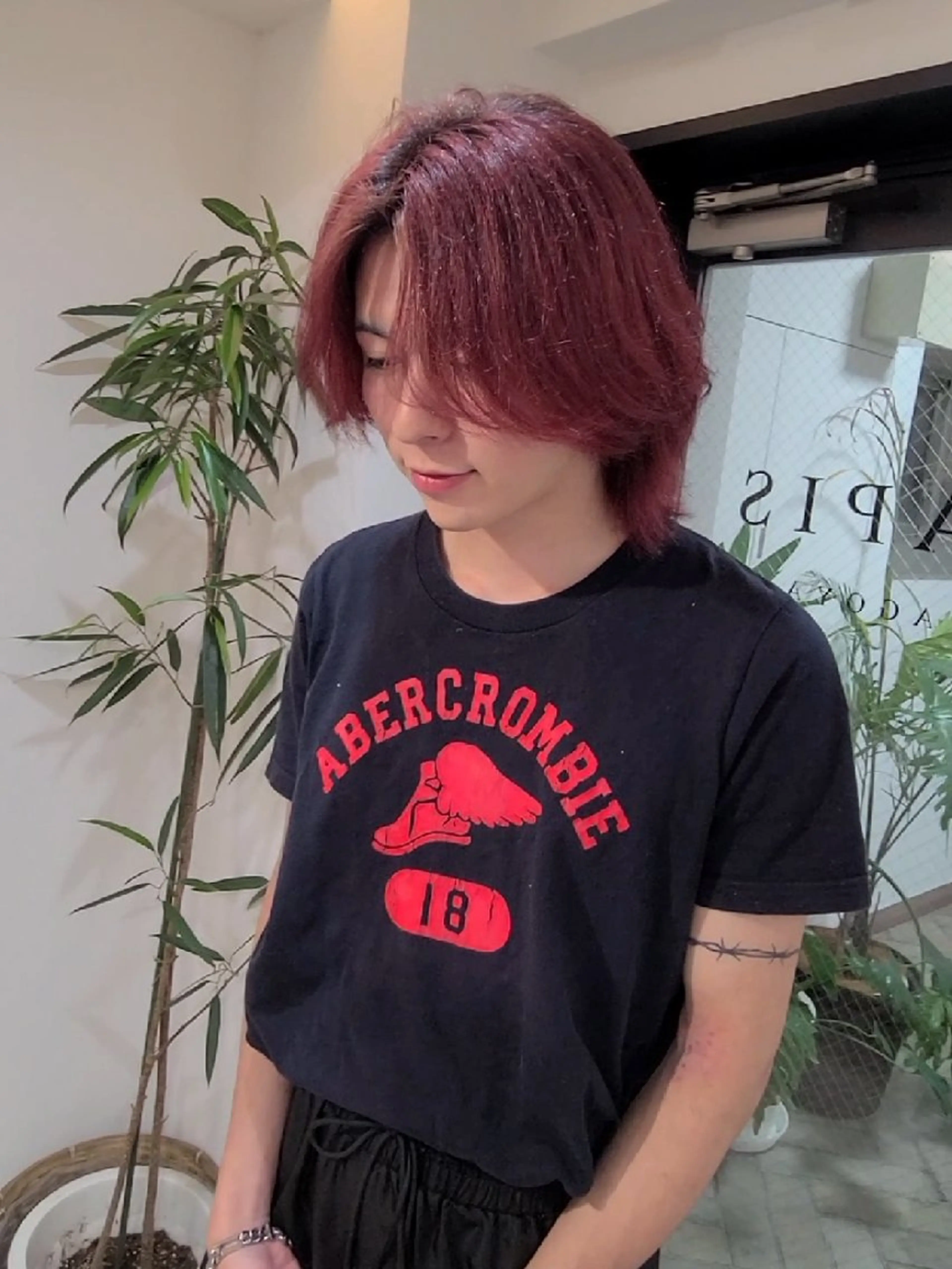 メンズ ロング メンズブリーチ ヘアカラー ヘアセット Lapis 名古屋駅前店所属・LEN名古屋/パーマ メンズ特化美容師のヘアスタイル
