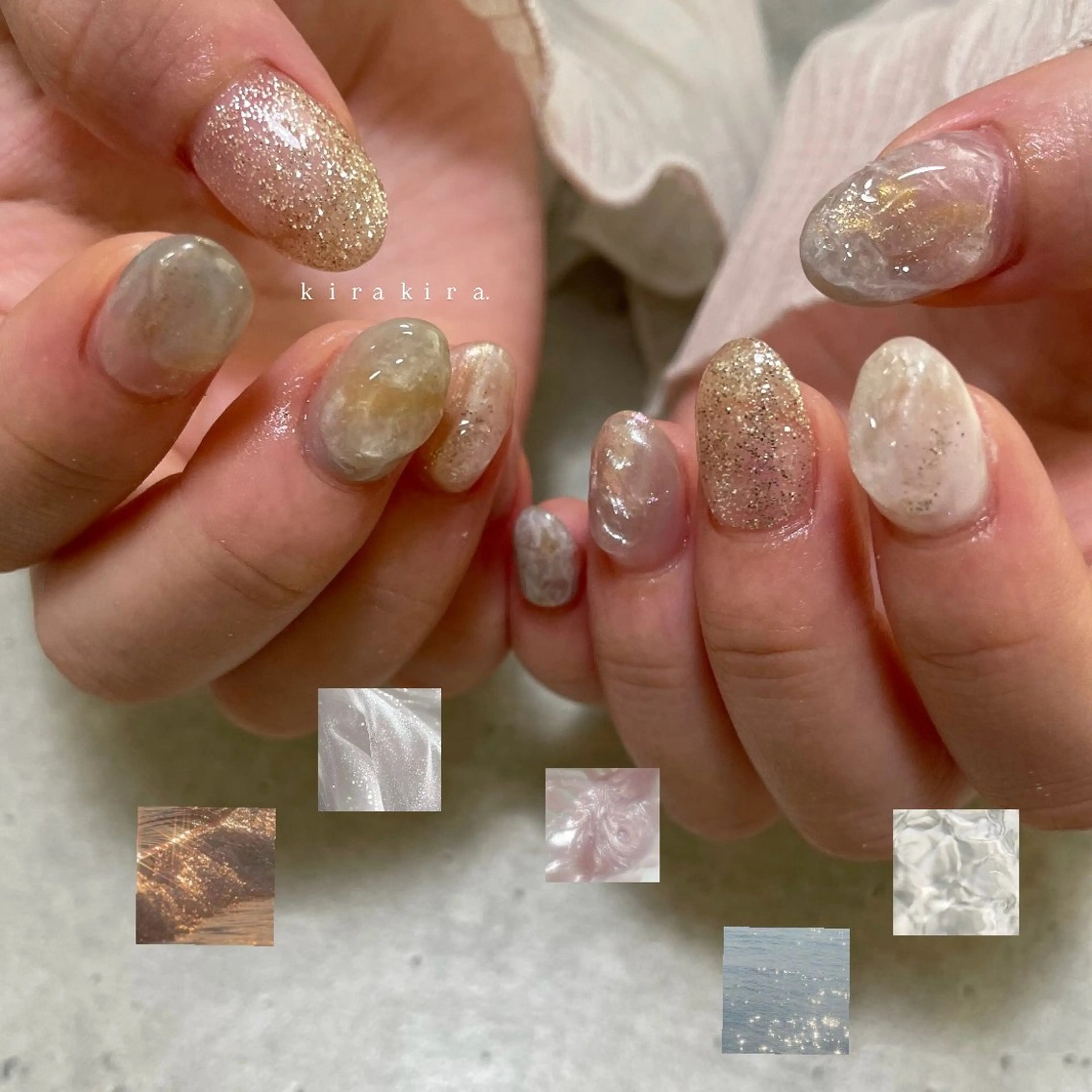 tani*人気No.1ニュアンス10本フルアート【ミニモ限定価格🌼】オフありの写真