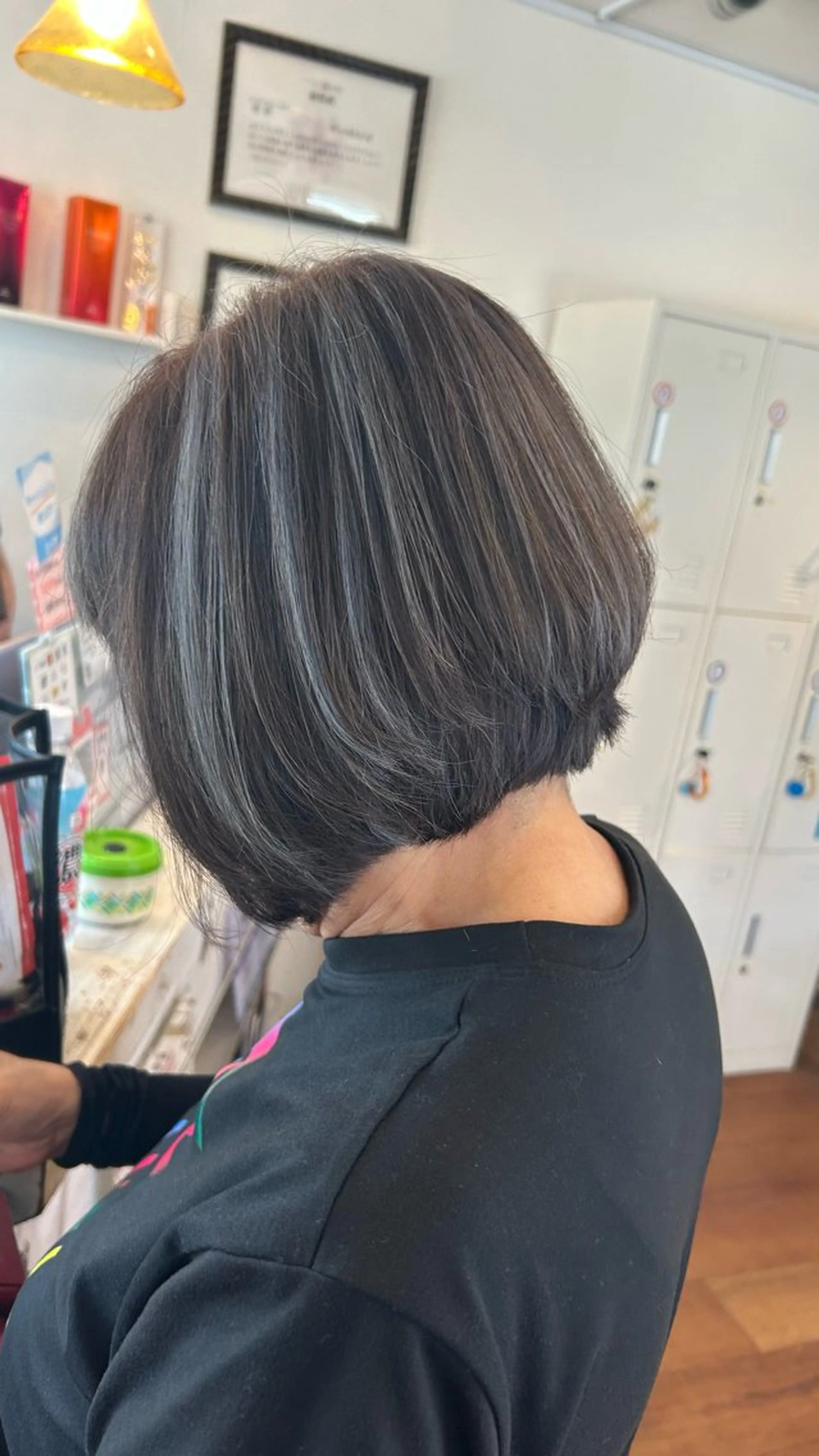 ミディアム カラー molla所属・やまもと あきこのヘアスタイル