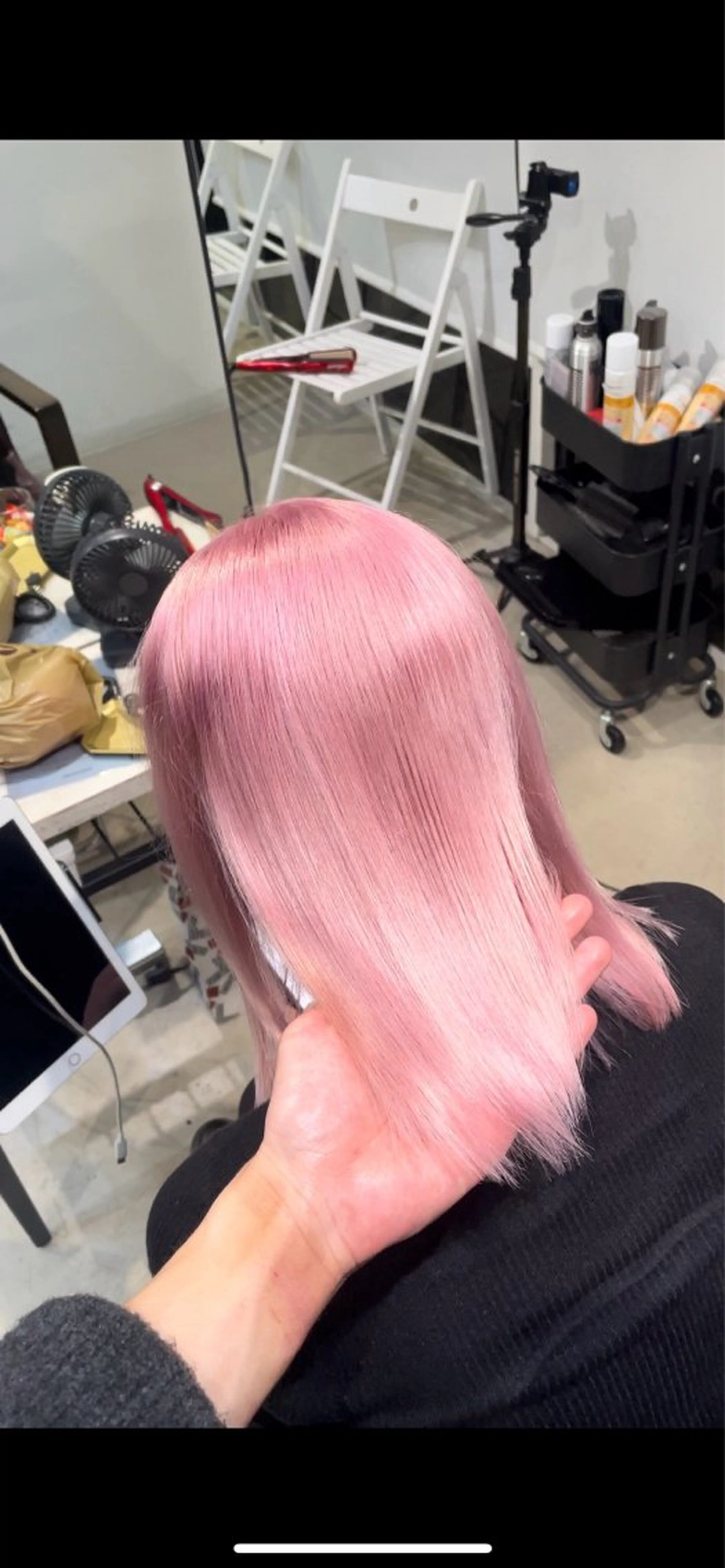 ショート カット ヘアカラー トリートメント youres hair 新宿3丁目店所属・艶髪/ハイトーン /髪質改善/柴田のヘアスタイル