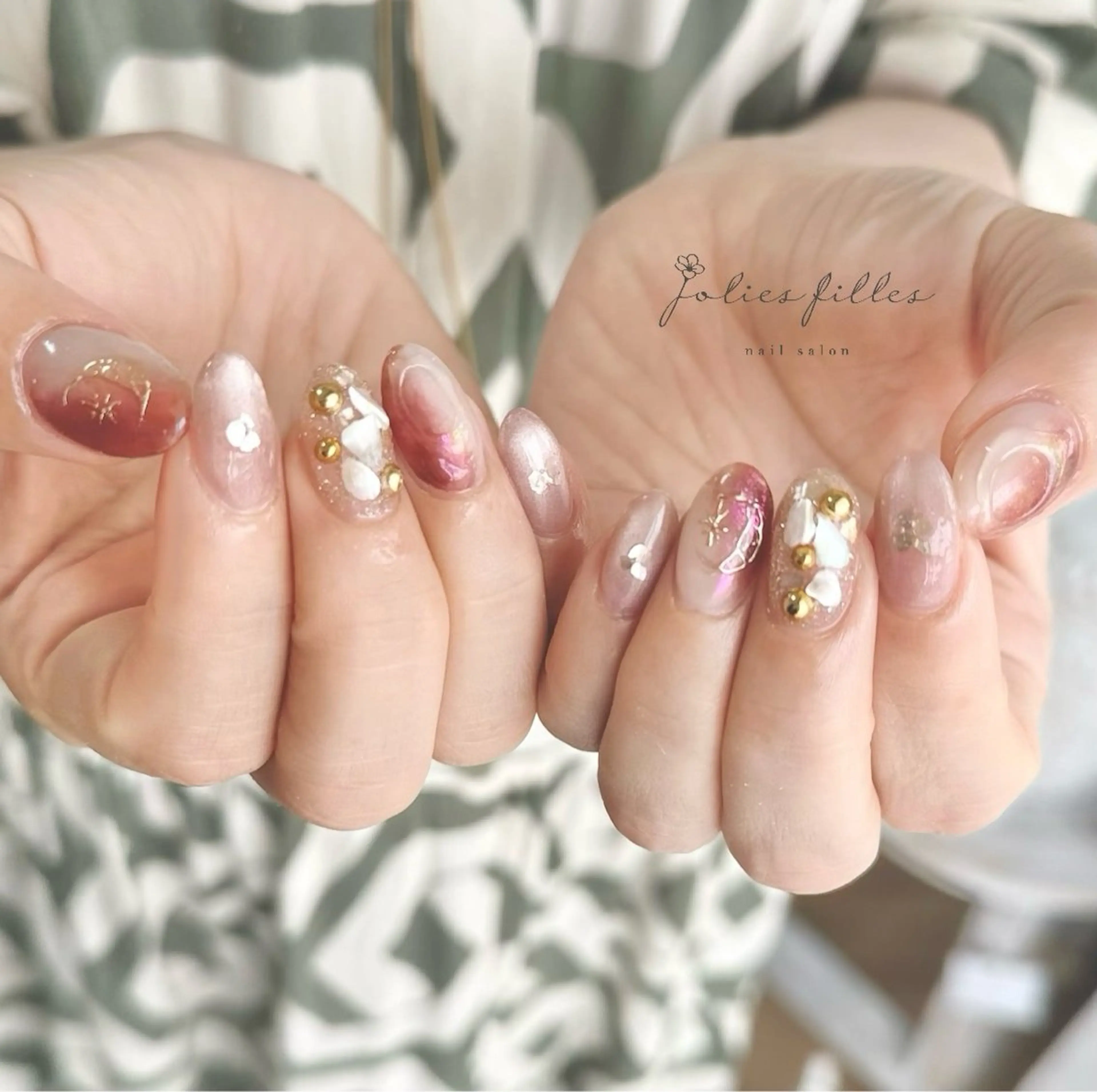 ネイル ハンドネイル ジョリフィーユ 長谷川のネイルデザイン